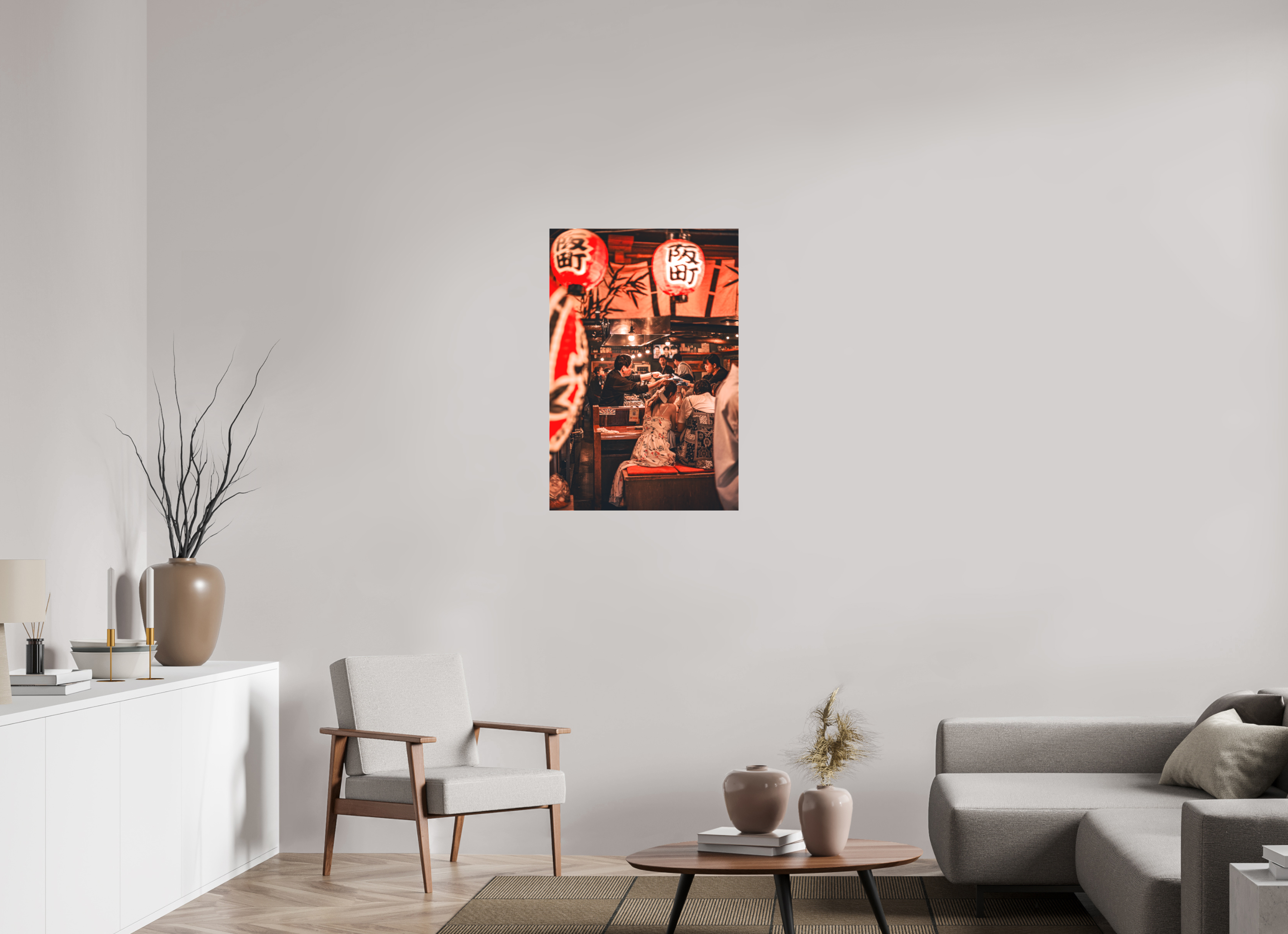 60 x 90 cm, Cadre simple Matte on Stretcher Frame Umeda