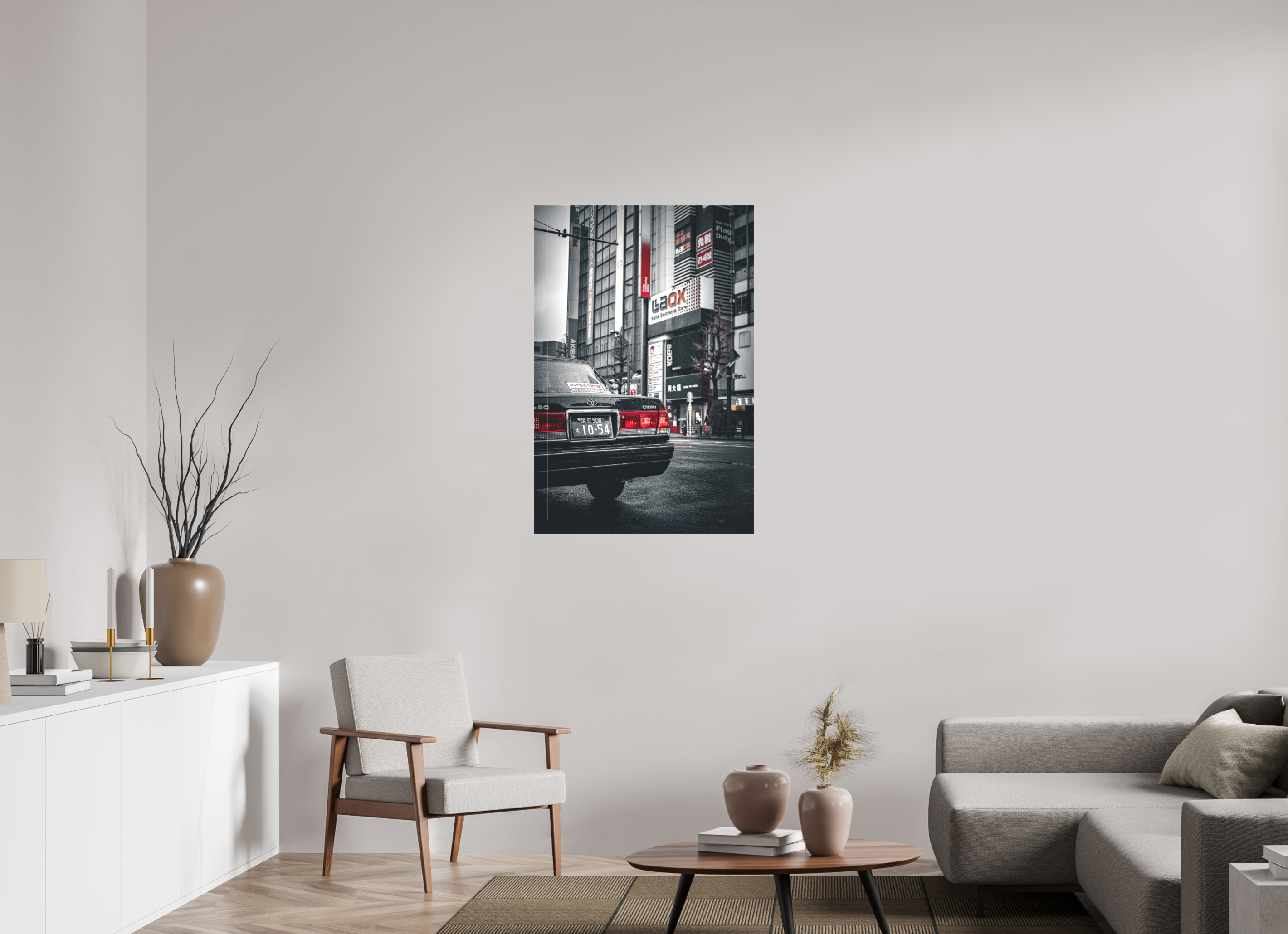 70 x 105 cm, Cadre simple Matte on Stretcher Frame Akihabara