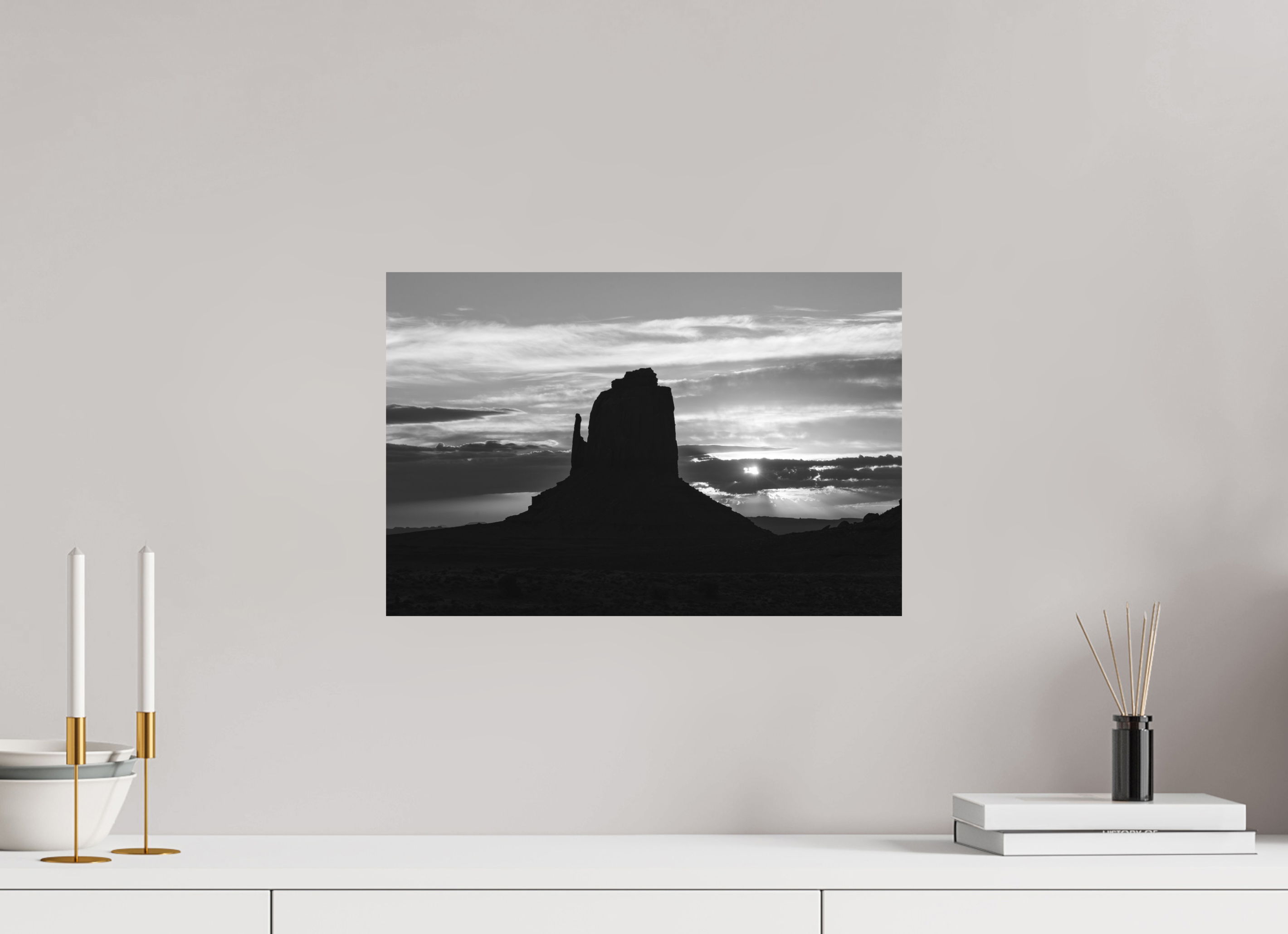 45 x 30 cm, Aluminium East Mitten Butte