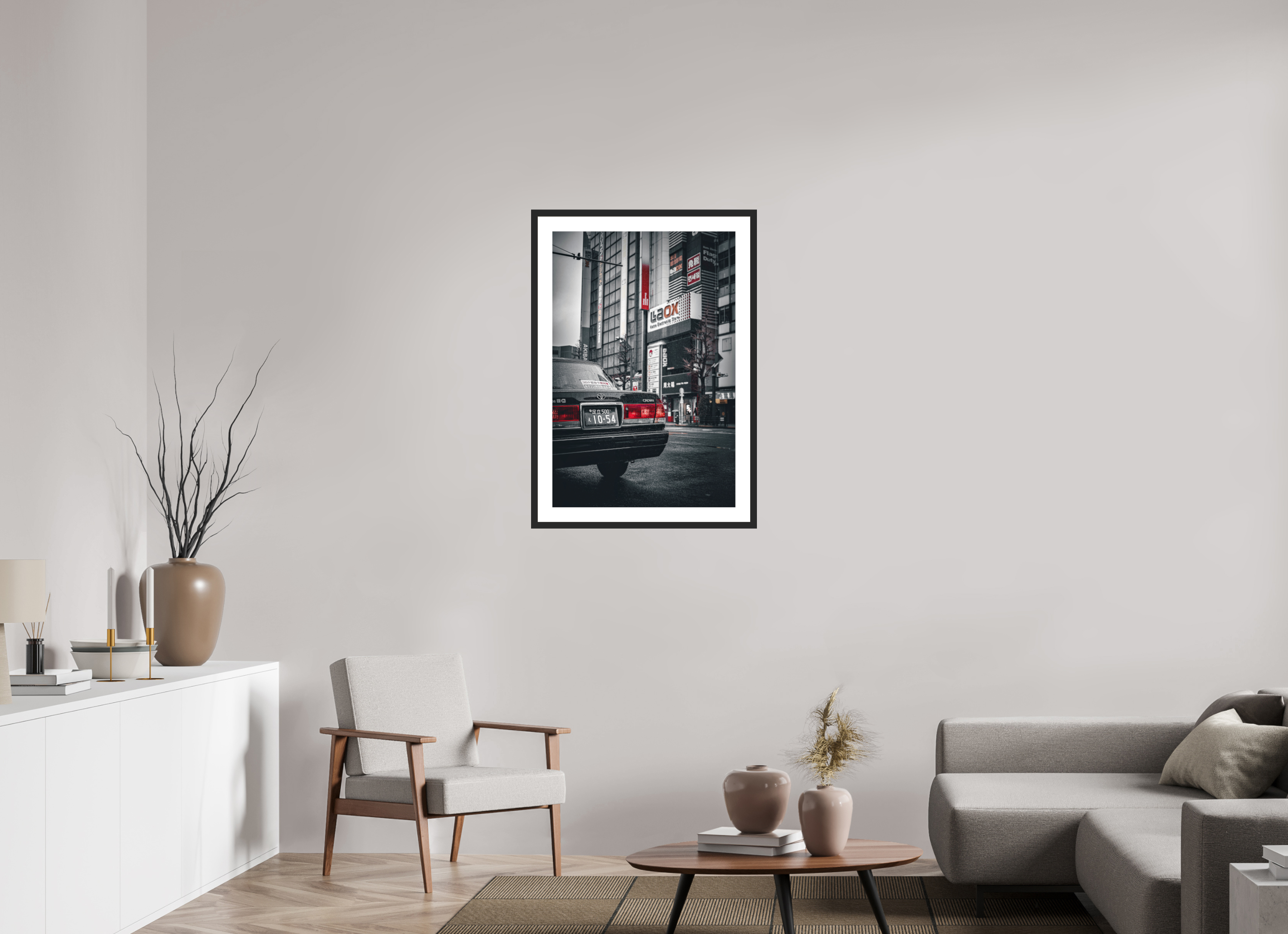 60 x 90 cm, Cadre avec passe partout Akihabara