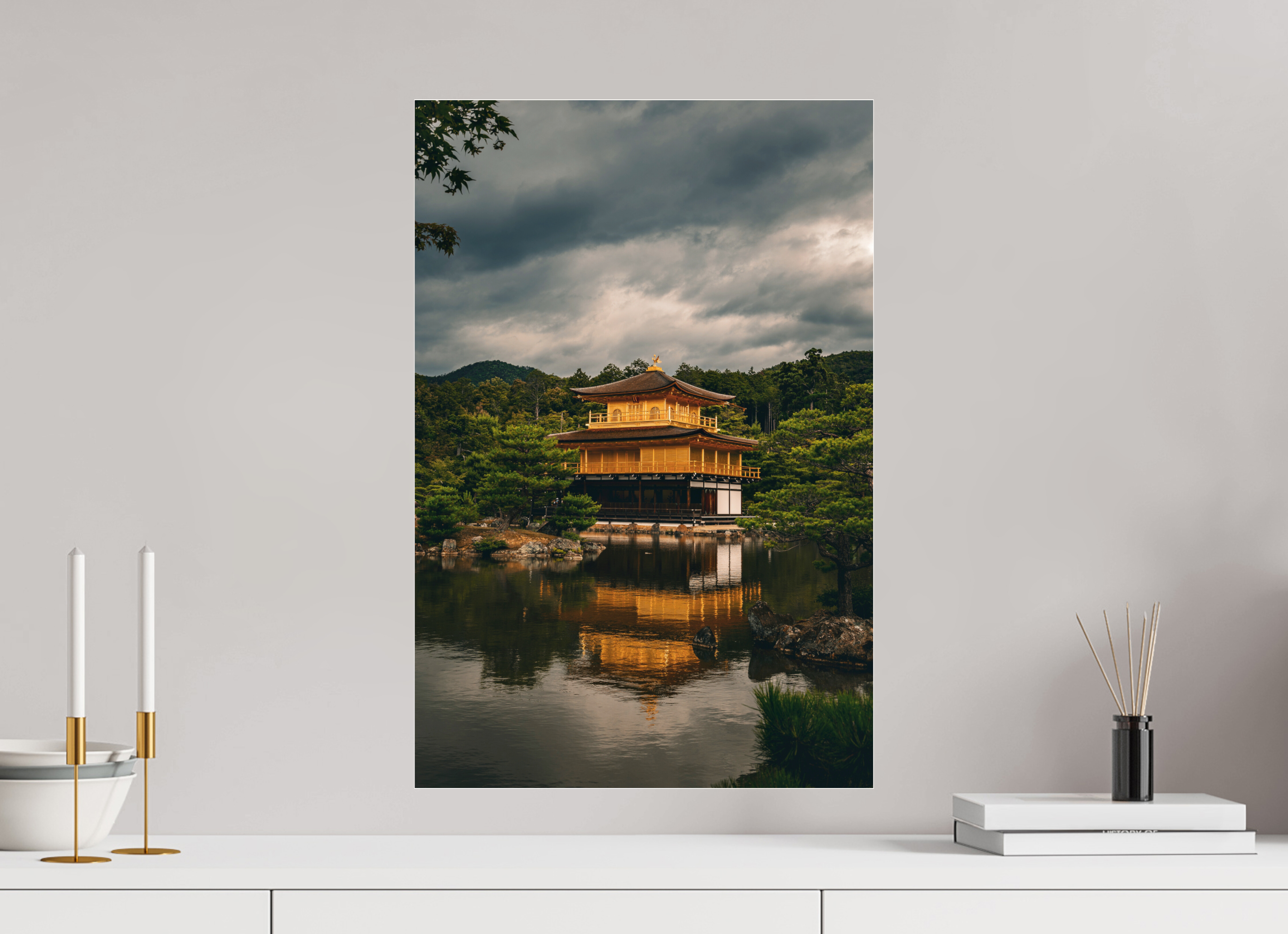 40 x 60 cm, Acrylic Glass Kinkaku-ji