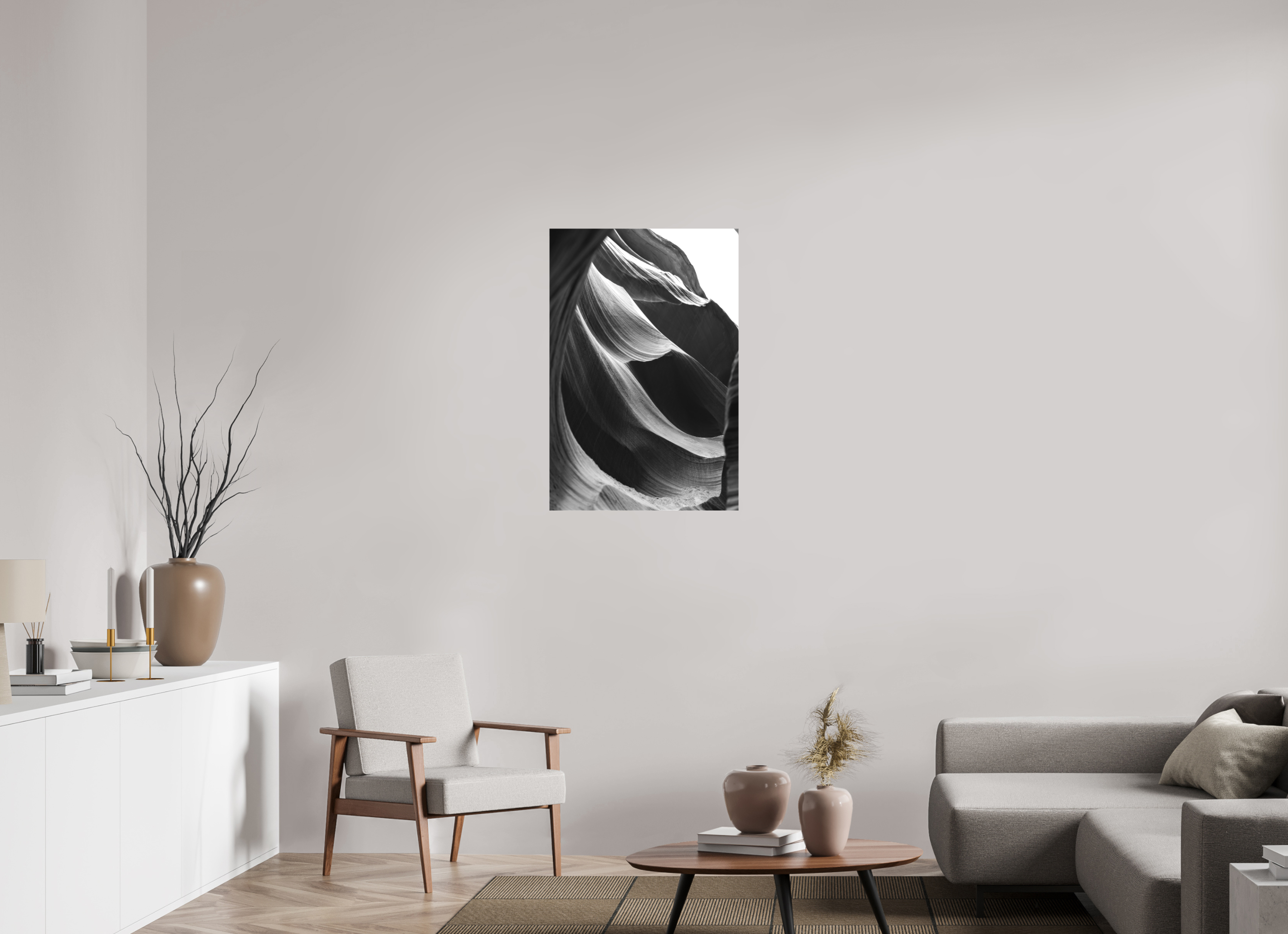 60 x 90 cm, Cadre simple Matte on Stretcher Frame Navaro