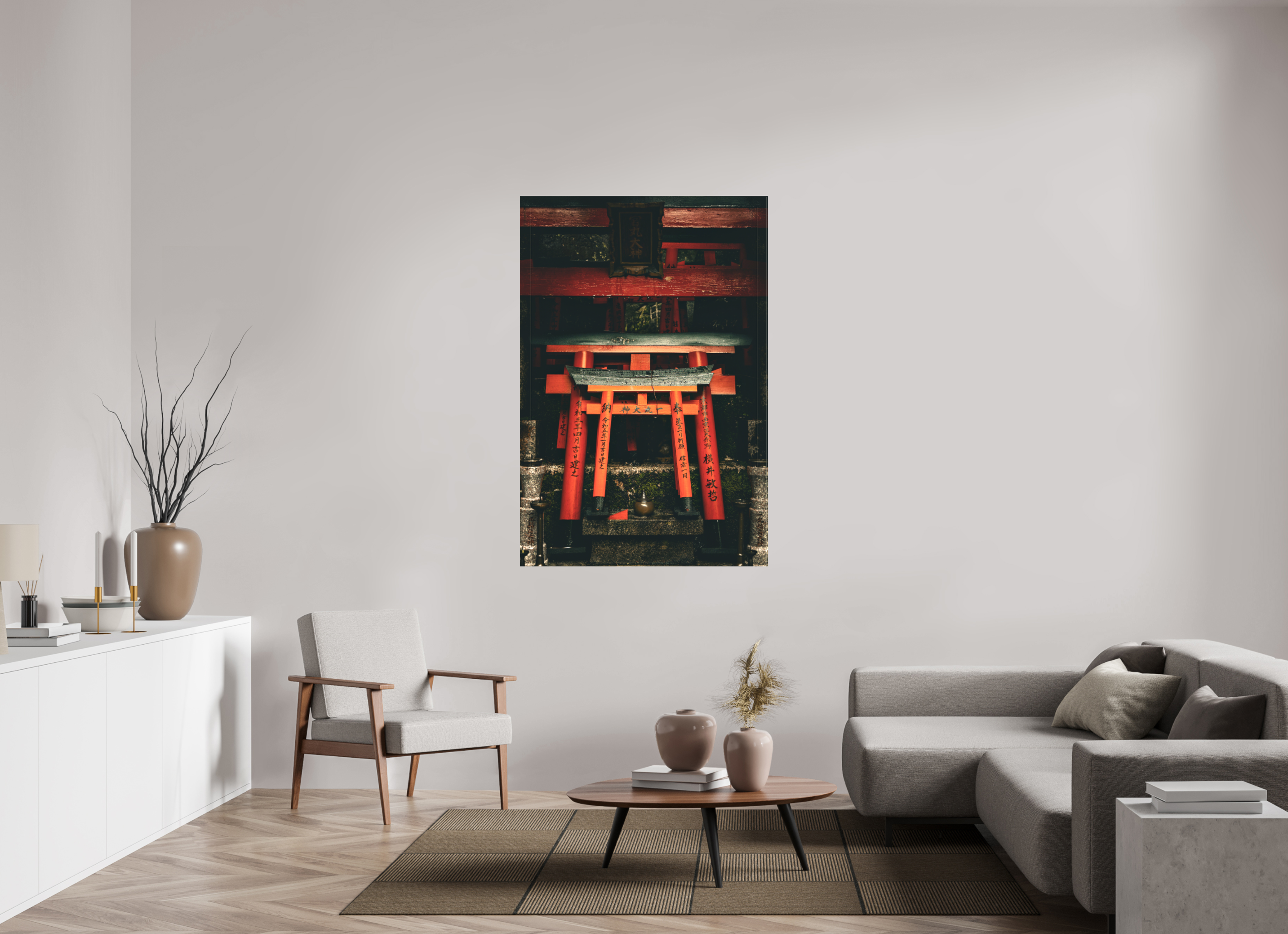 100 x 150 cm, Cadre simple Matte on Stretcher Frame Kobogataki