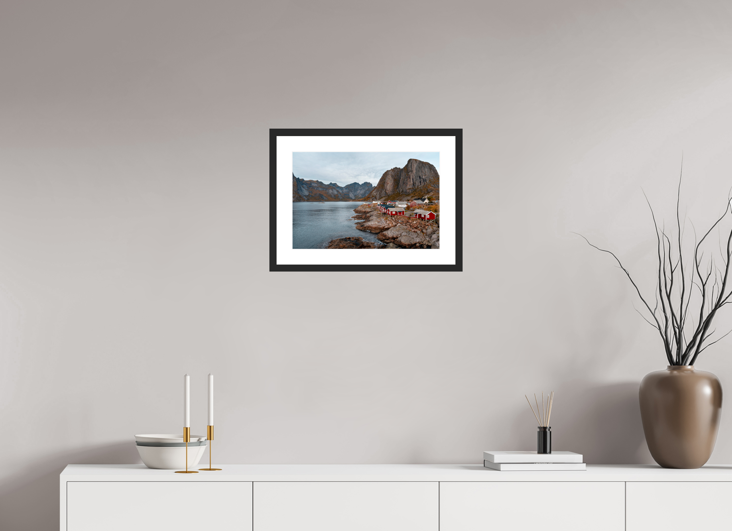 45 x 30 cm, Cadre avec passe partout Reine