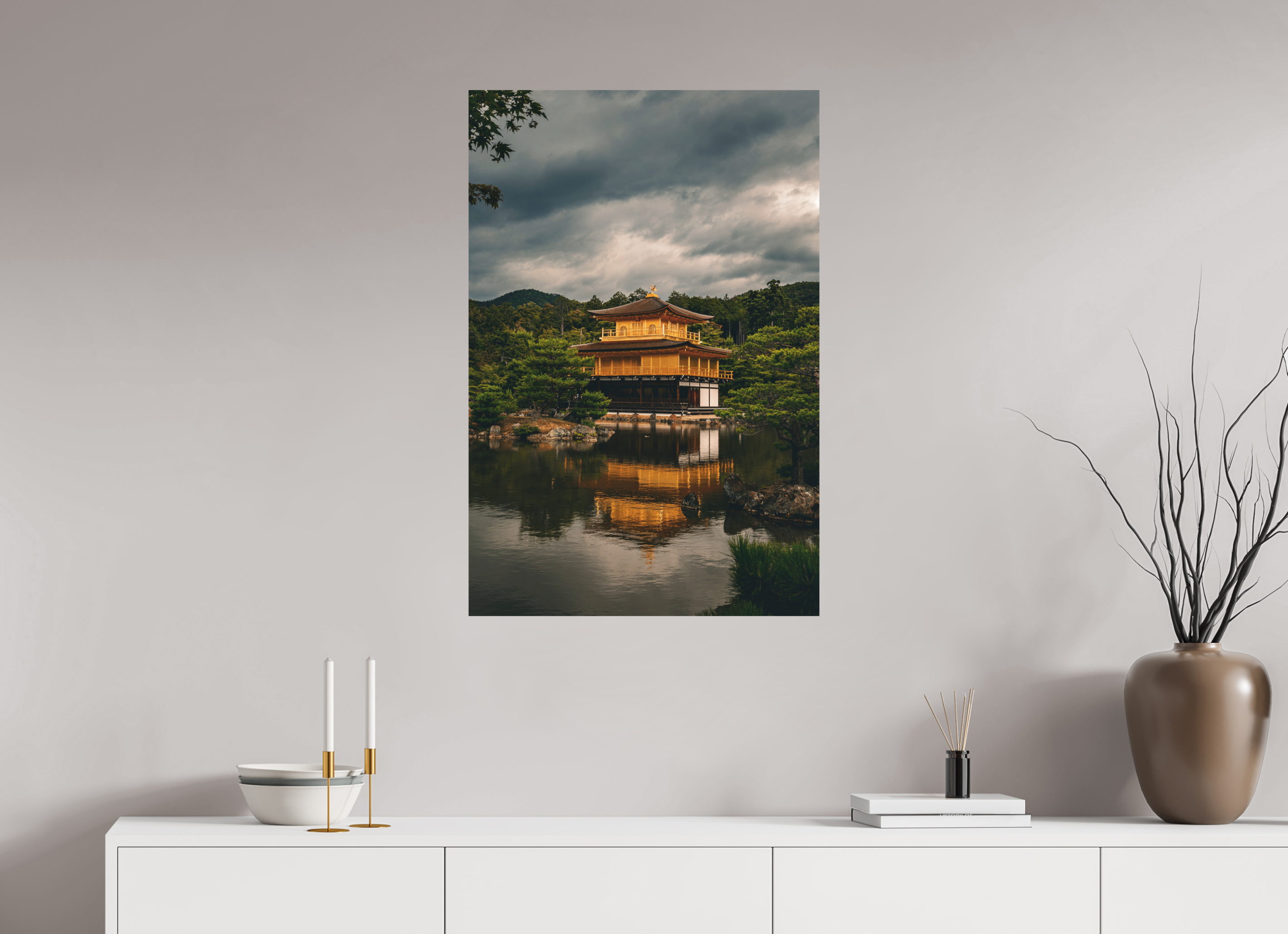 60 x 90 cm, Aluminium Kinkaku-ji