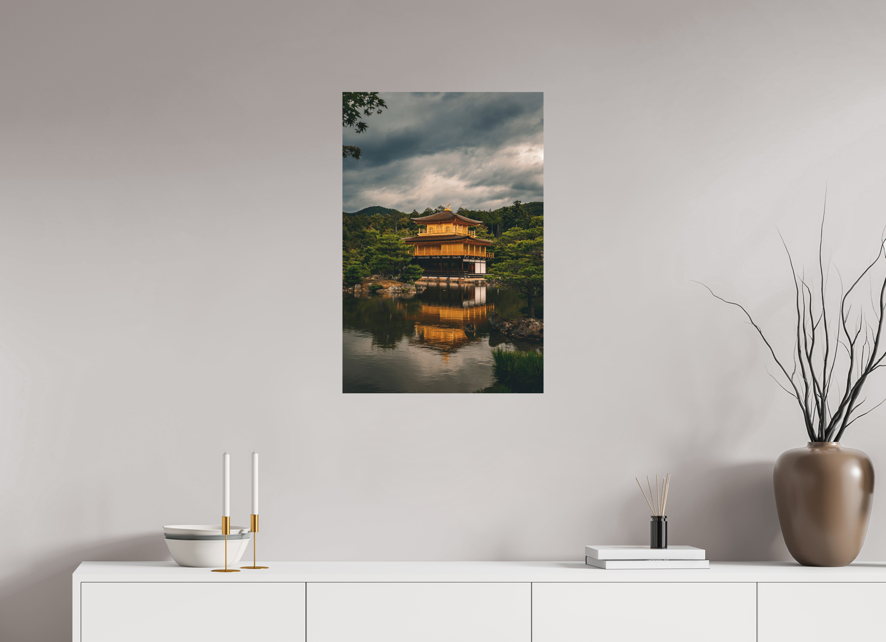 50 x 75 cm, Aluminium Kinkaku-ji