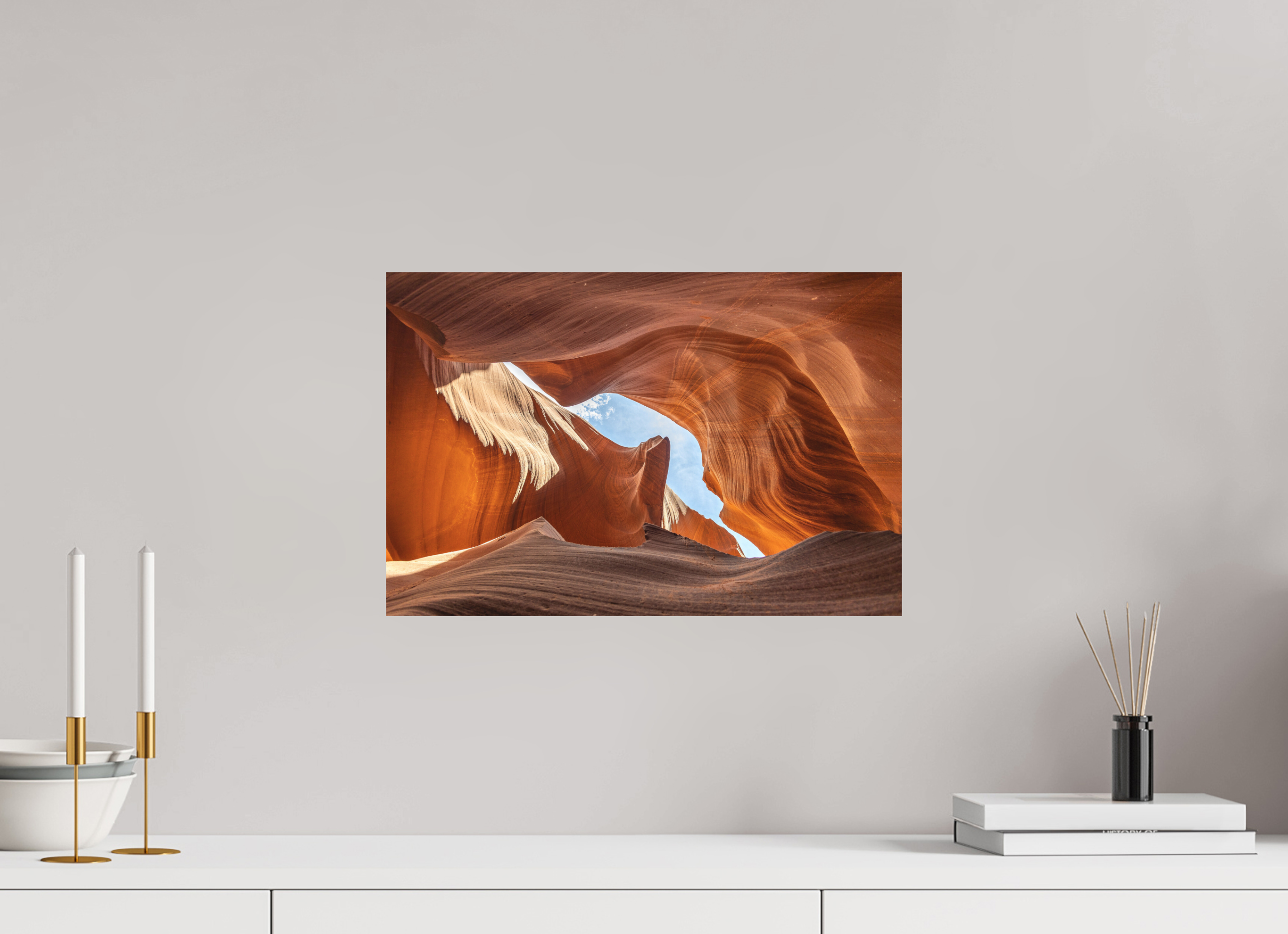 45 x 30 cm, Aluminium Antelope Canyon