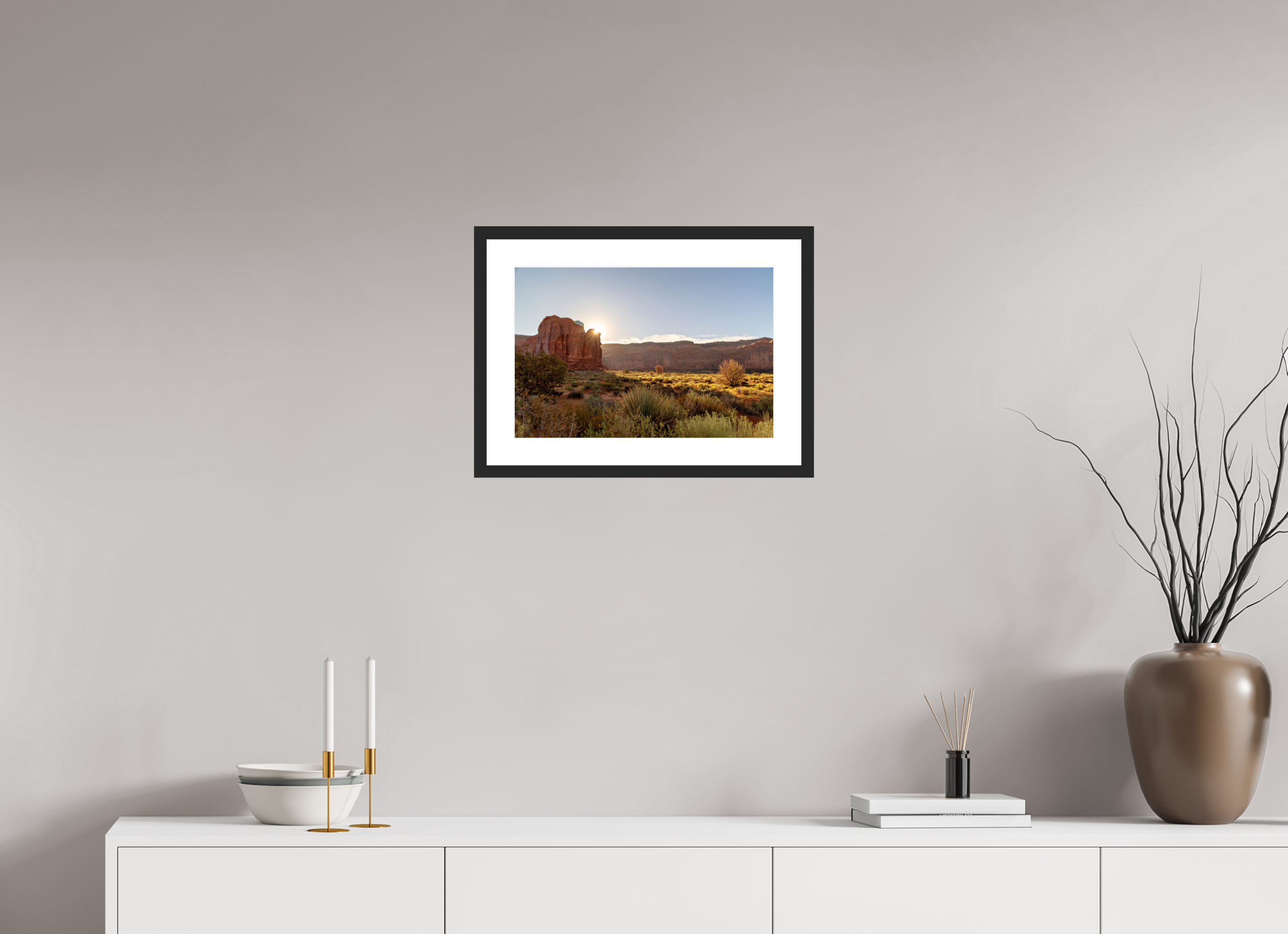45 x 30 cm, Cadre avec passe partout Mesa
