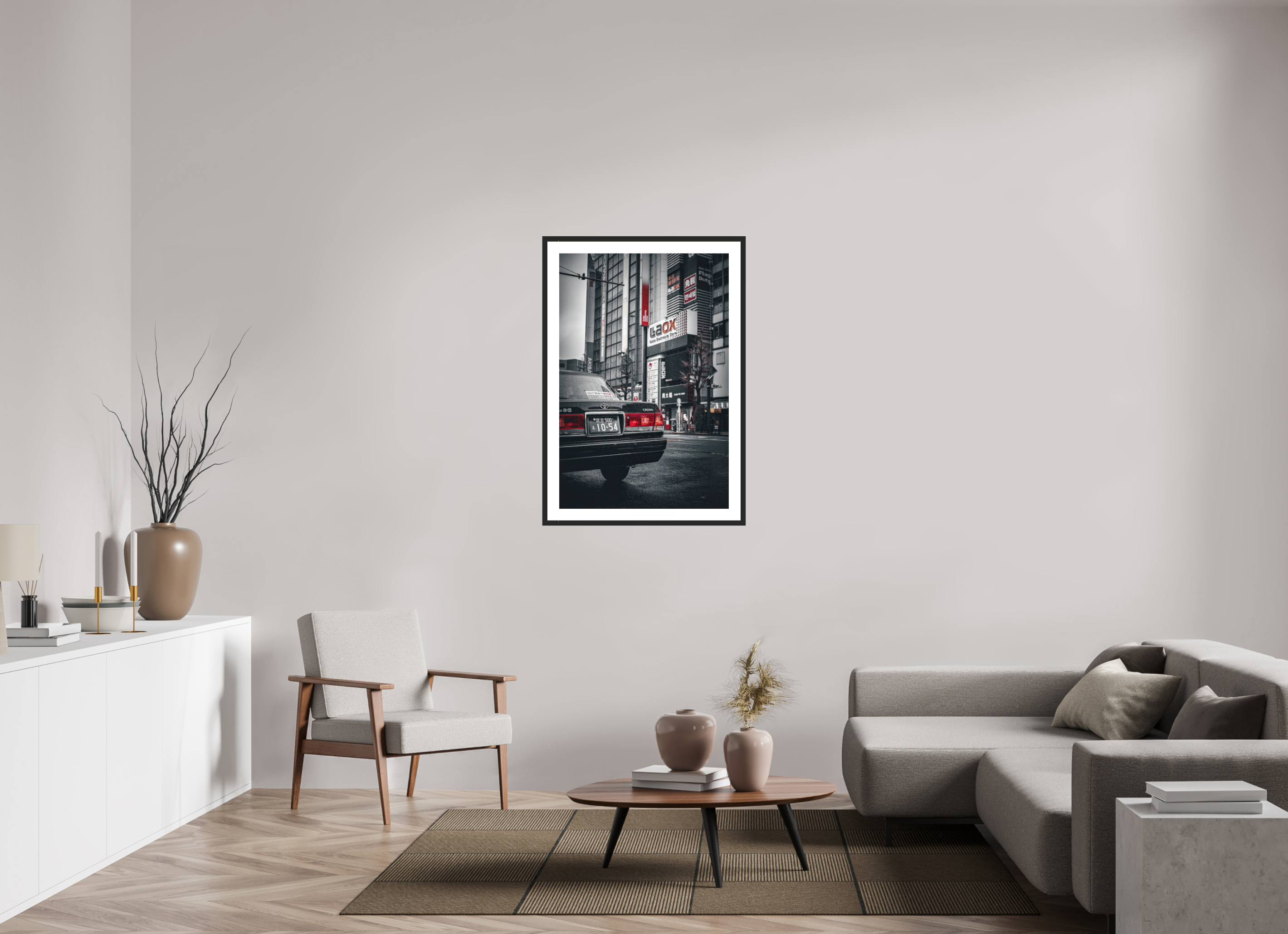 70 x 105 cm, Cadre avec passe partout Akihabara