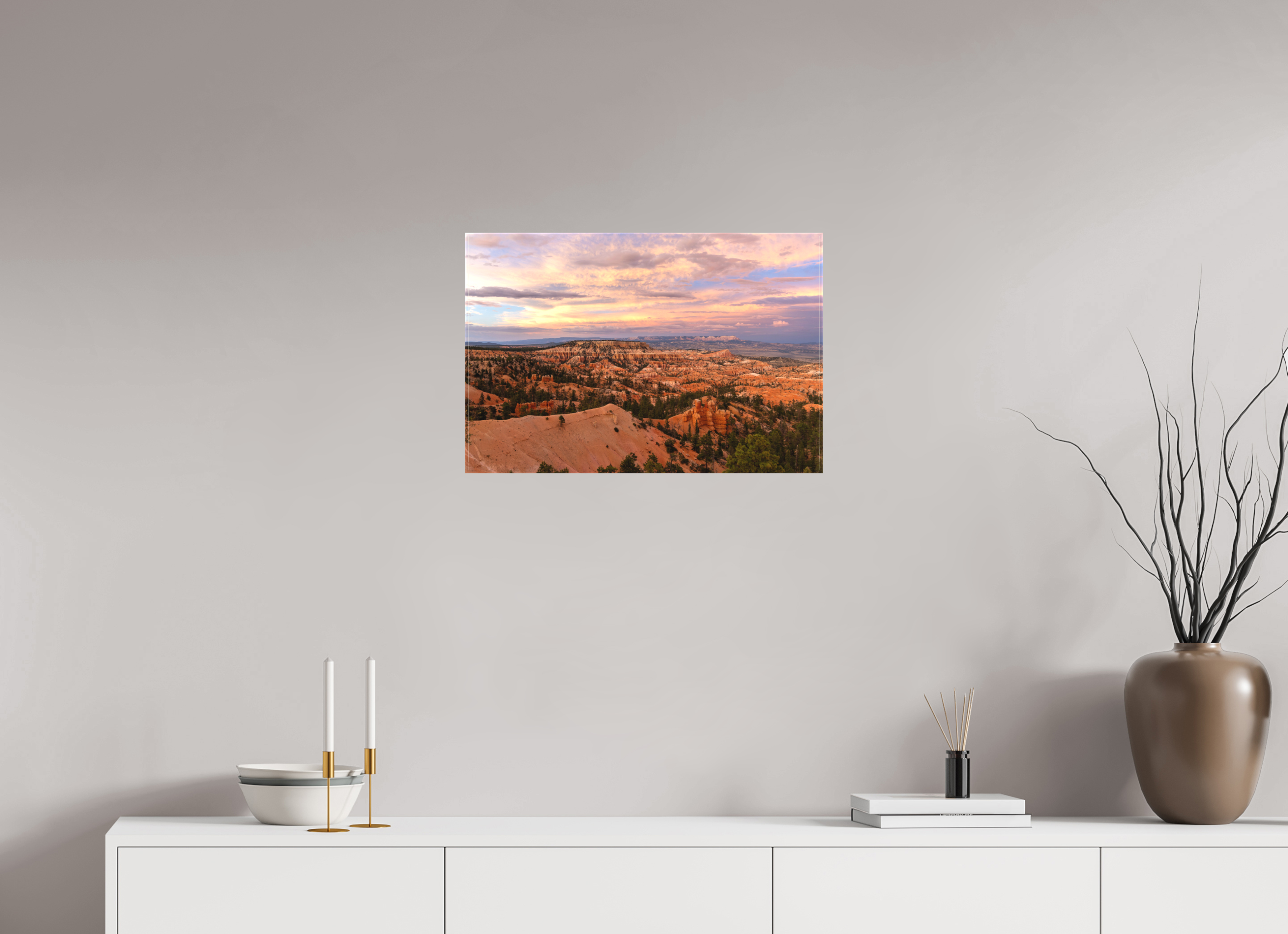 60 x 40 cm, Cadre simple Matte on Stretcher Frame Bryce Canyon