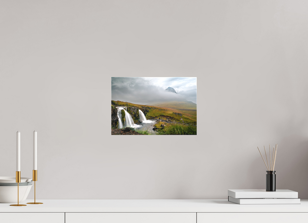 30 x 20 cm, Cadre simple Matte on Stretcher Frame Kirkjufell