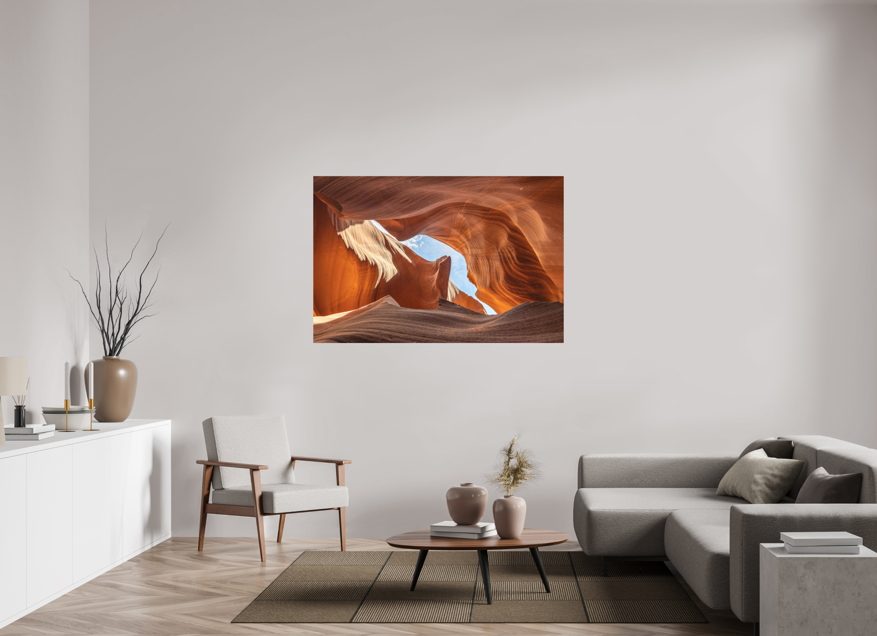 150 x 100 cm, Aluminium Antelope Canyon