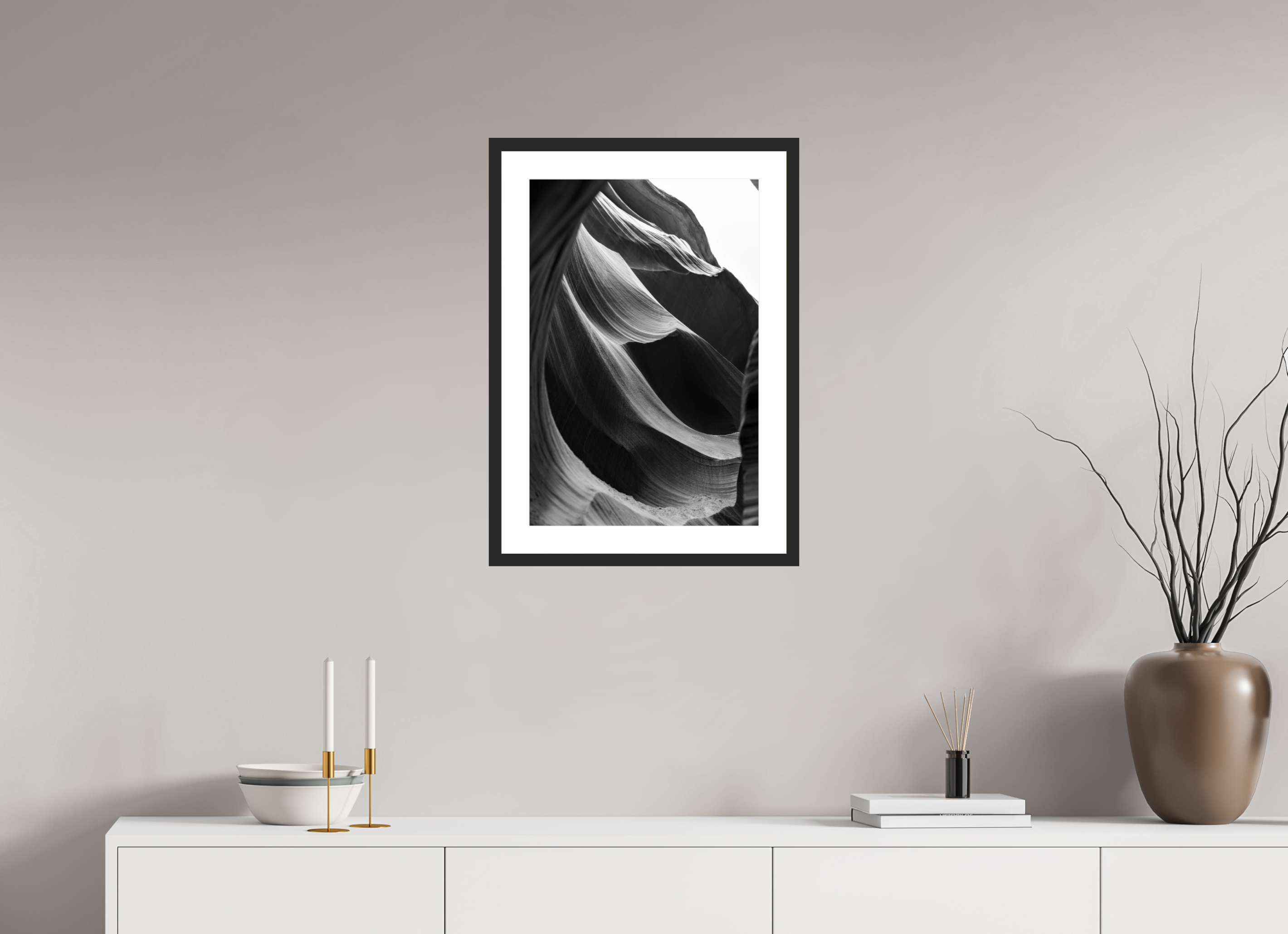 40 x 60 cm, Cadre avec passe partout Navaro