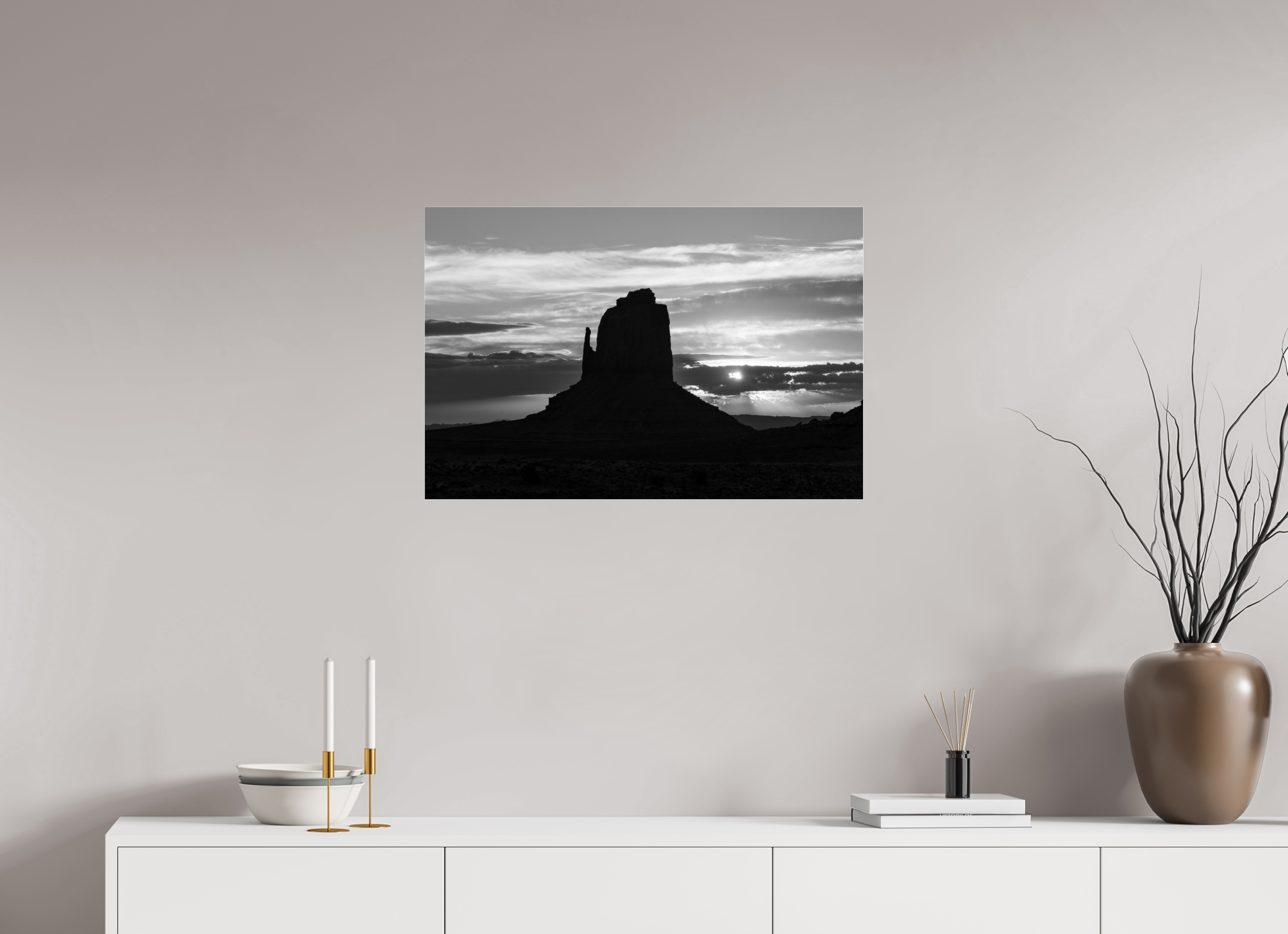 75 x 50 cm, Acrylic Glass East Mitten Butte