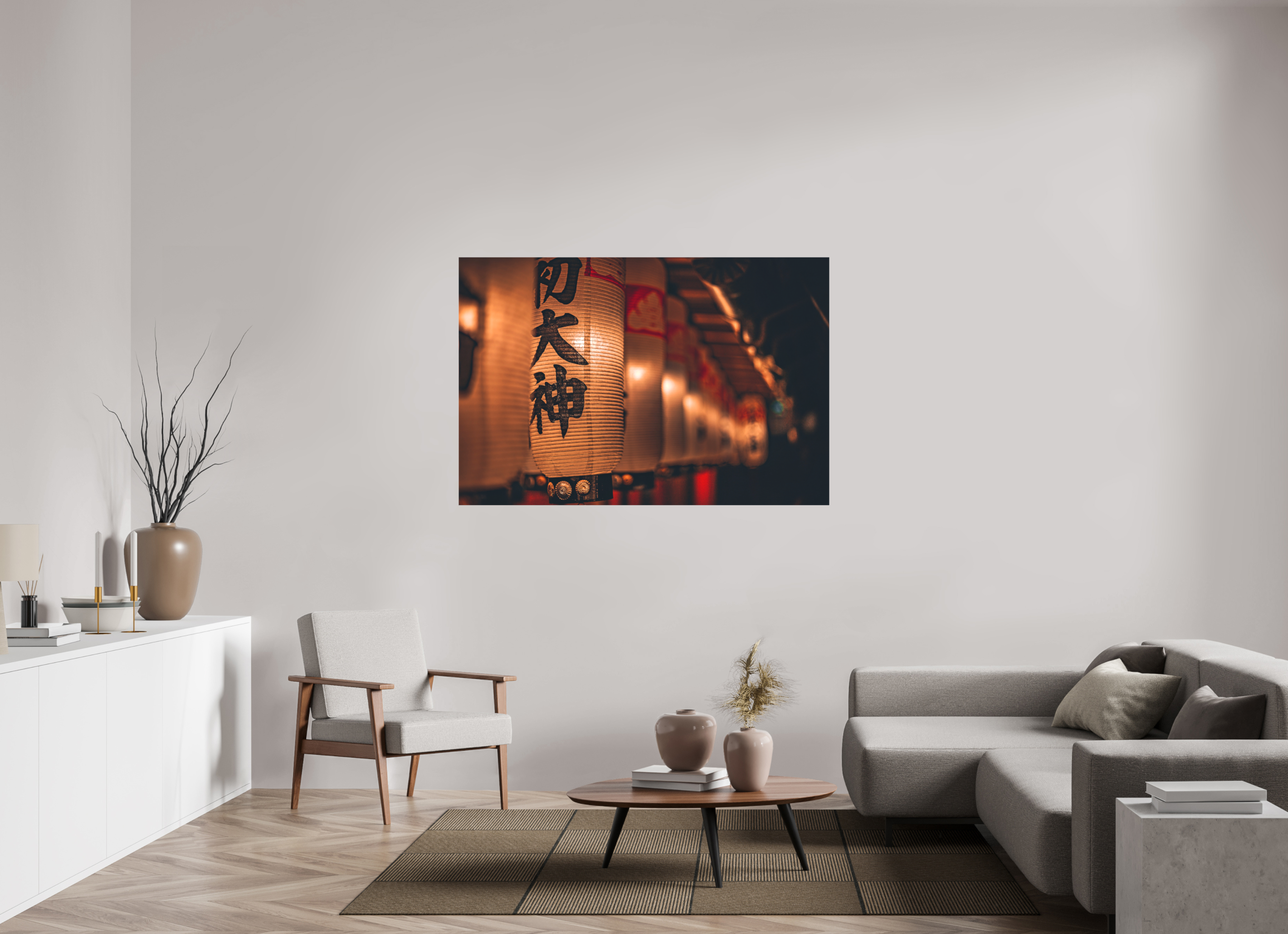 150 x 100 cm, Cadre simple Matte on Stretcher Frame Photo prise par Benjamin Balayre au Japon en Juin 2023