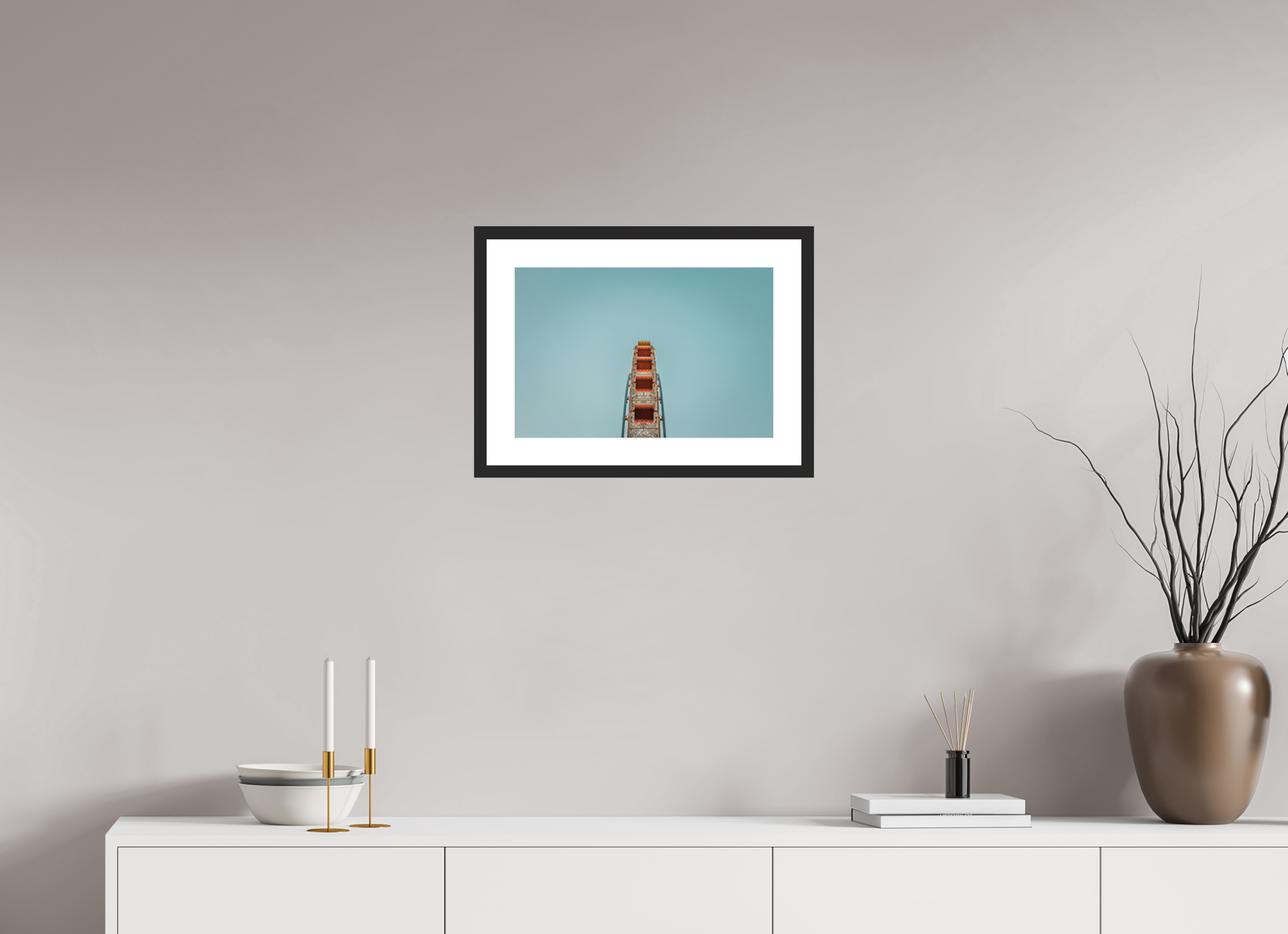 45 x 30 cm, Cadre avec passe partout Tempozan
