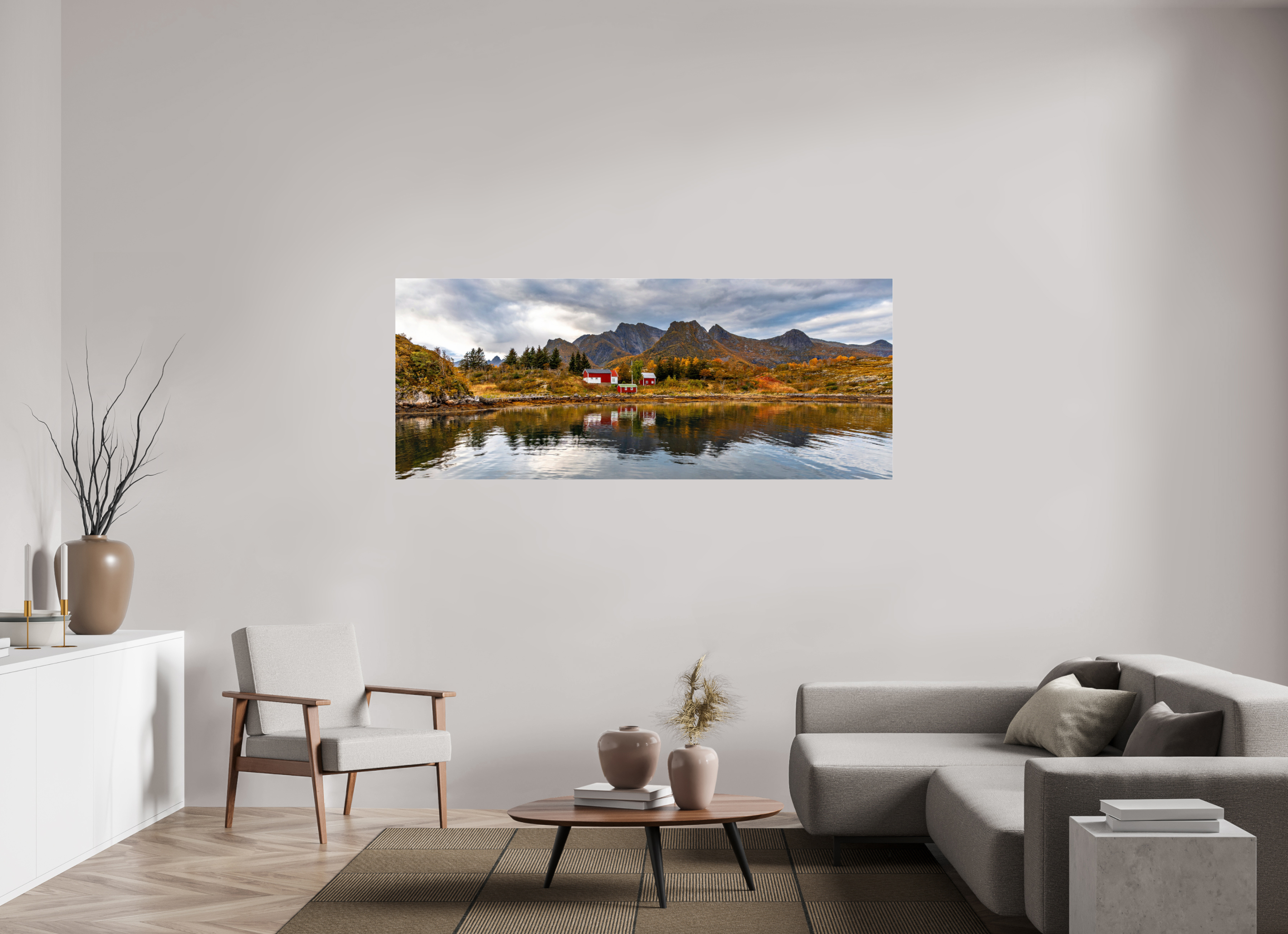 197.7 x 80 cm, Acrylic Glass Arctic Panorama