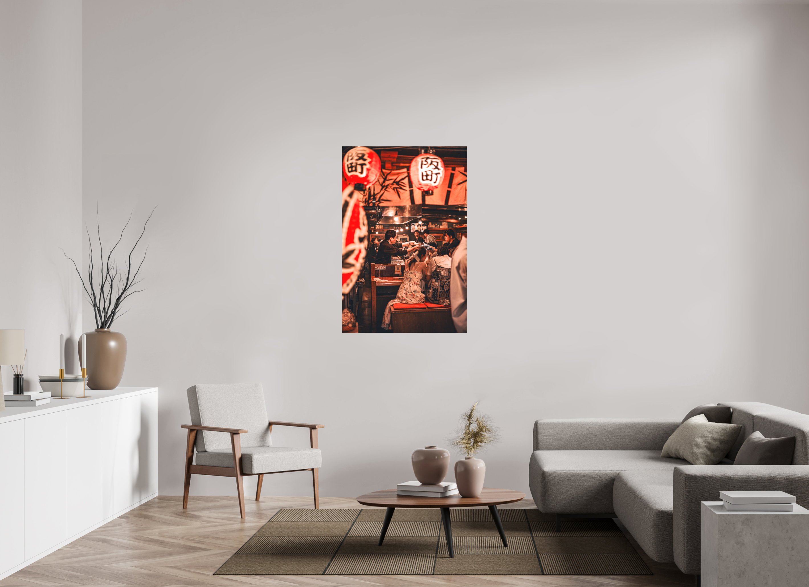 80 x 120 cm, Cadre simple Matte on Stretcher Frame Umeda