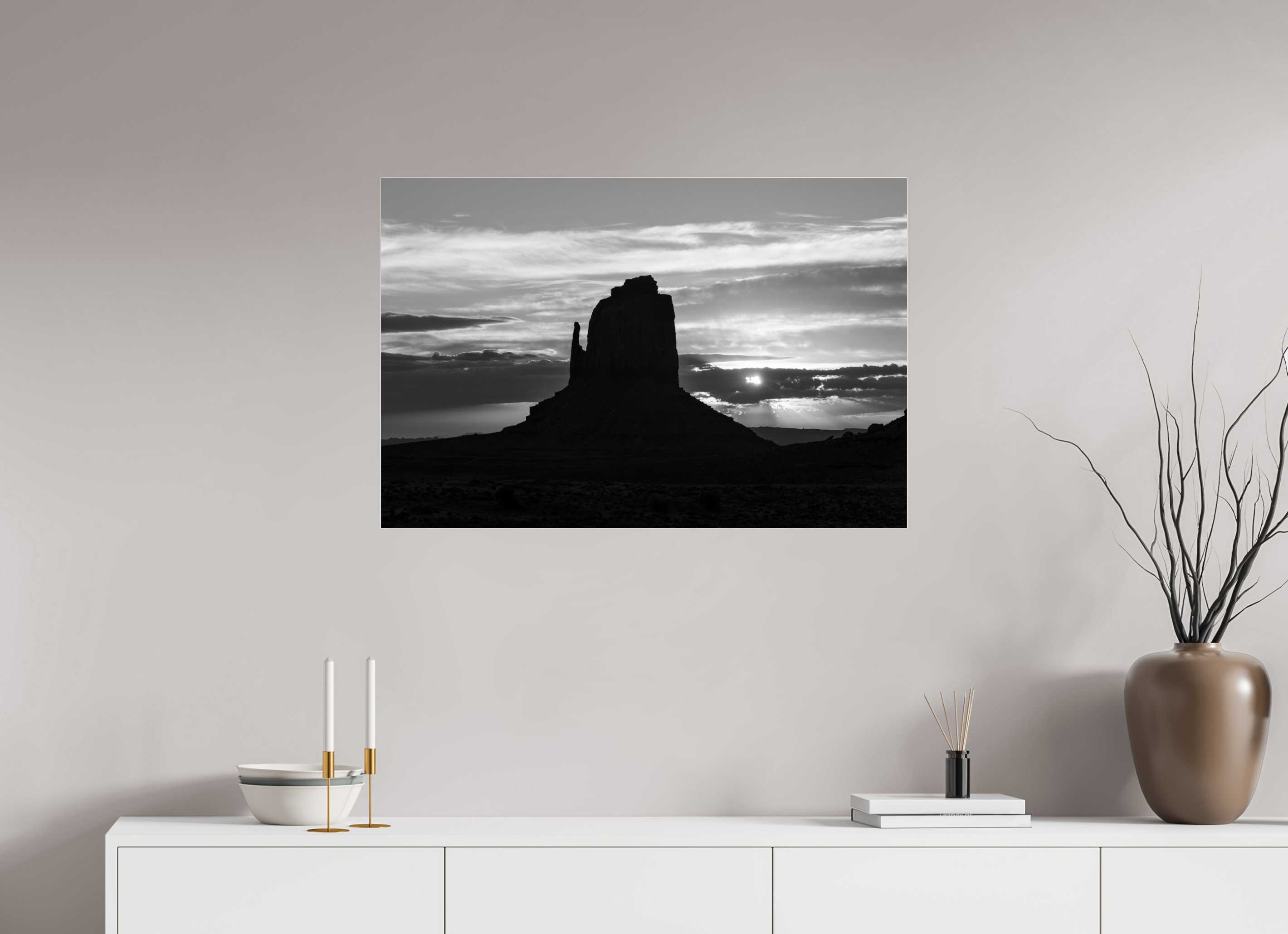 90 x 60 cm, Acrylic Glass East Mitten Butte