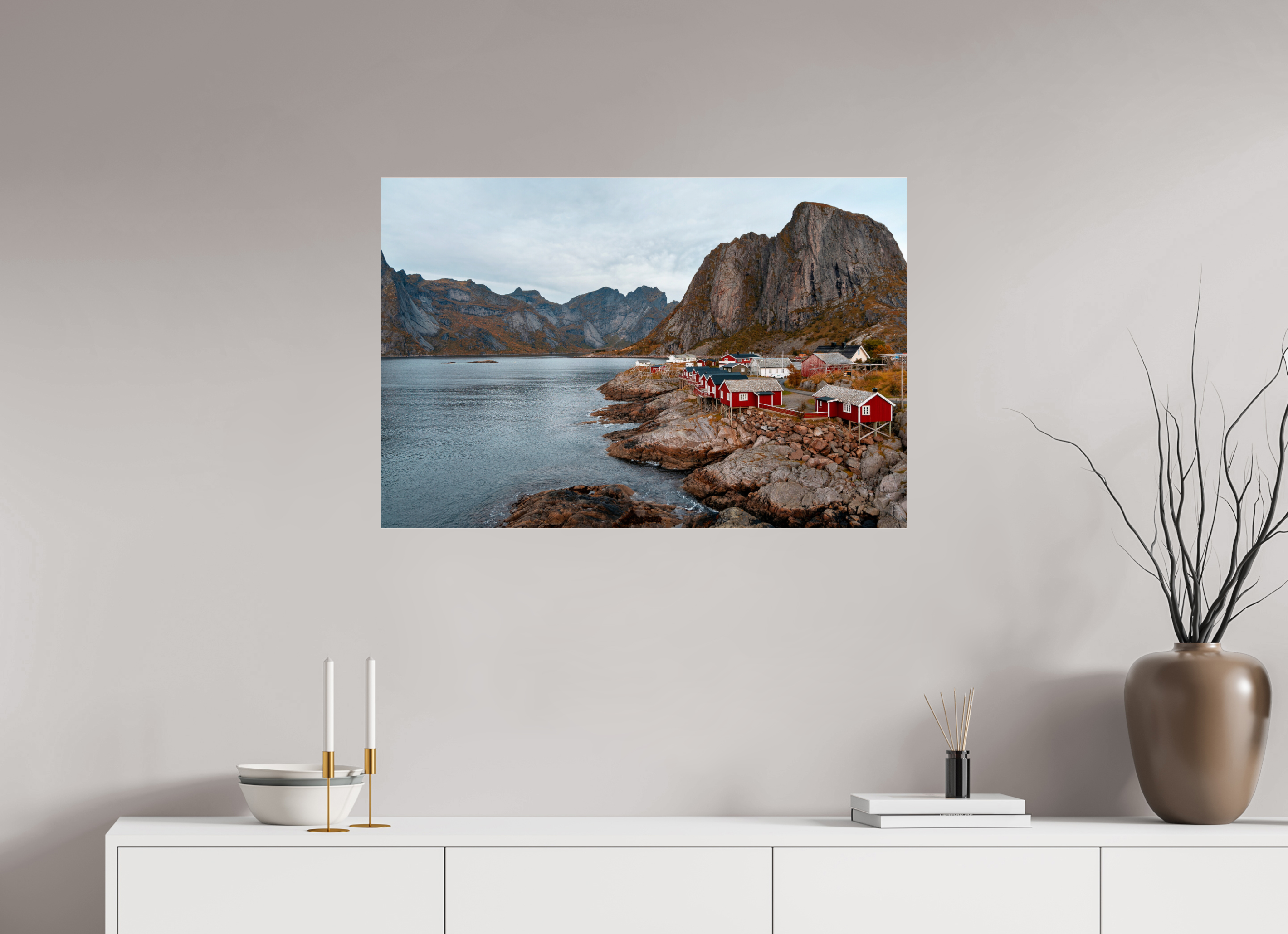 90 x 60 cm, Photo Print Under Acrylic Glass Reine