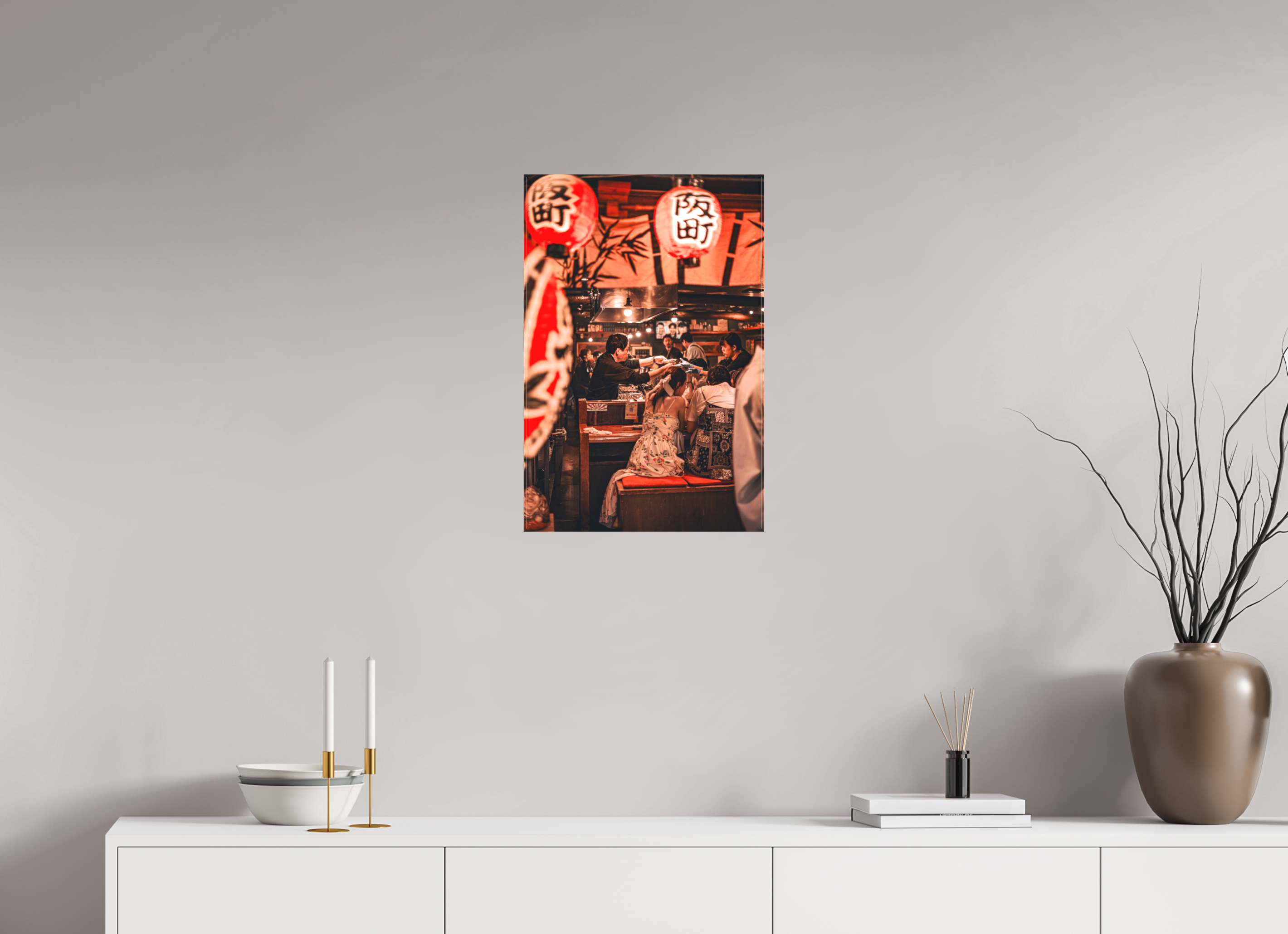 40 x 60 cm, Cadre simple Matte on Stretcher Frame Umeda