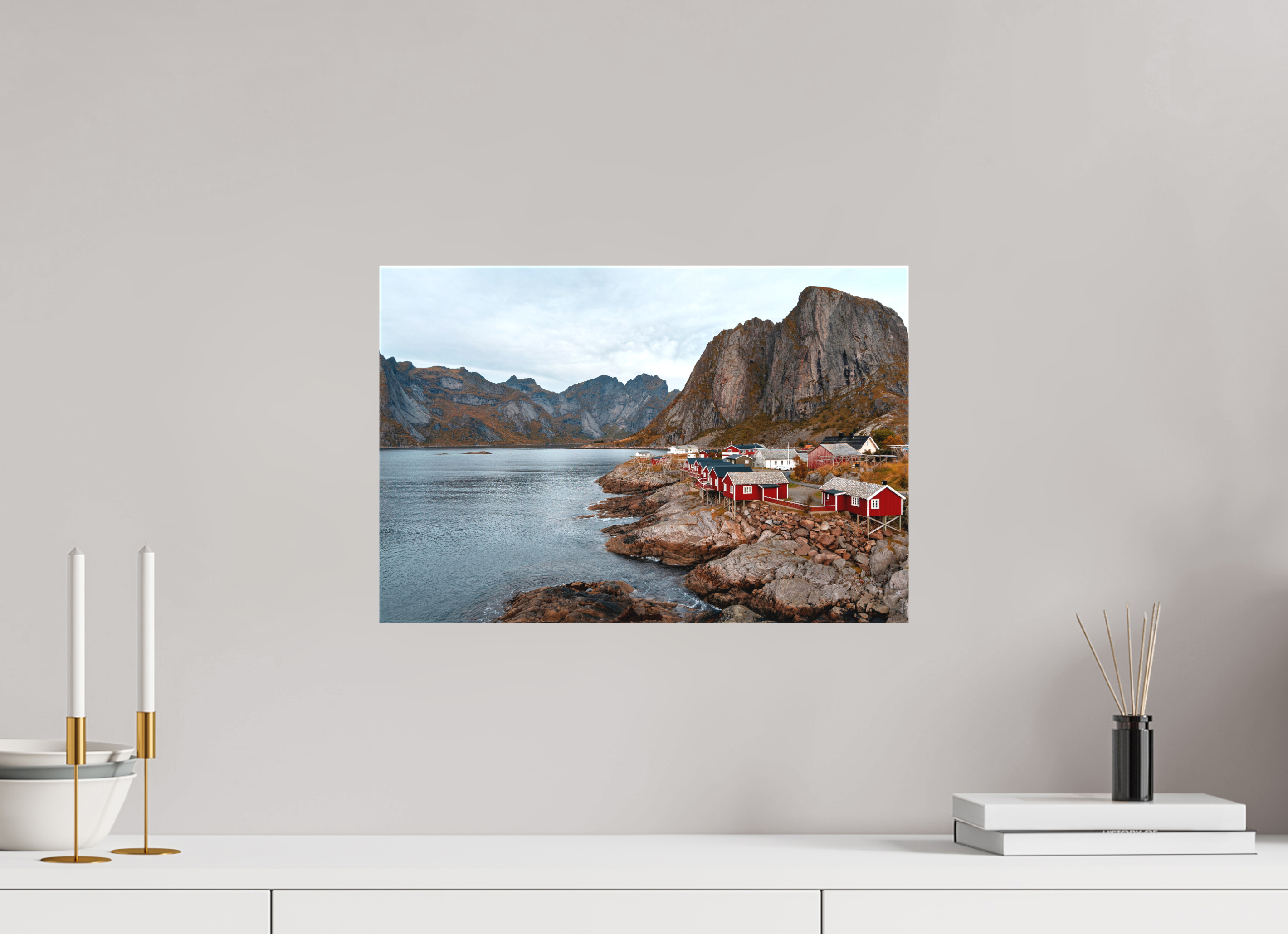 45 x 30 cm, Cadre simple Matte on Stretcher Frame Reine