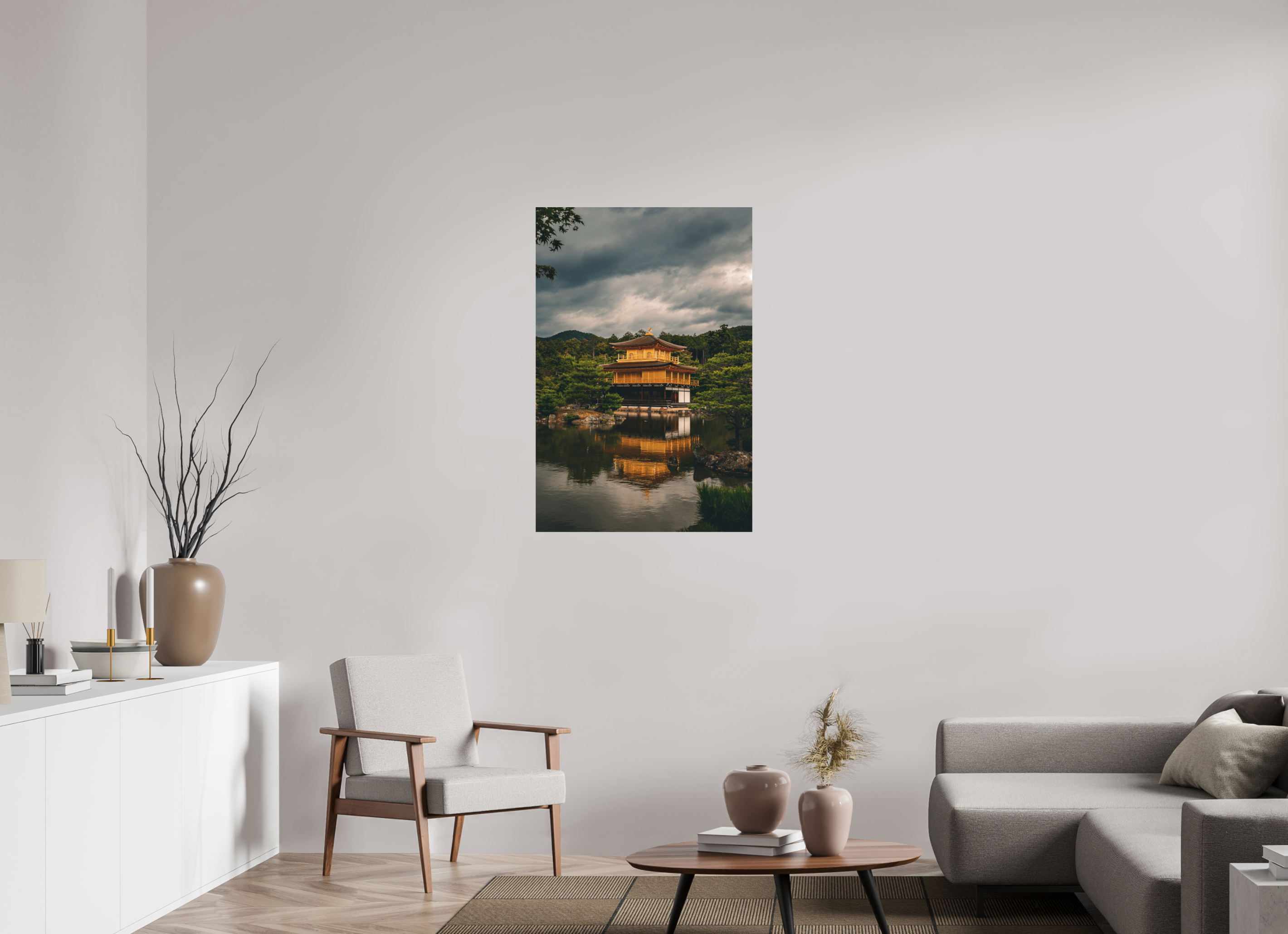 70 x 105 cm, Aluminium Kinkaku-ji