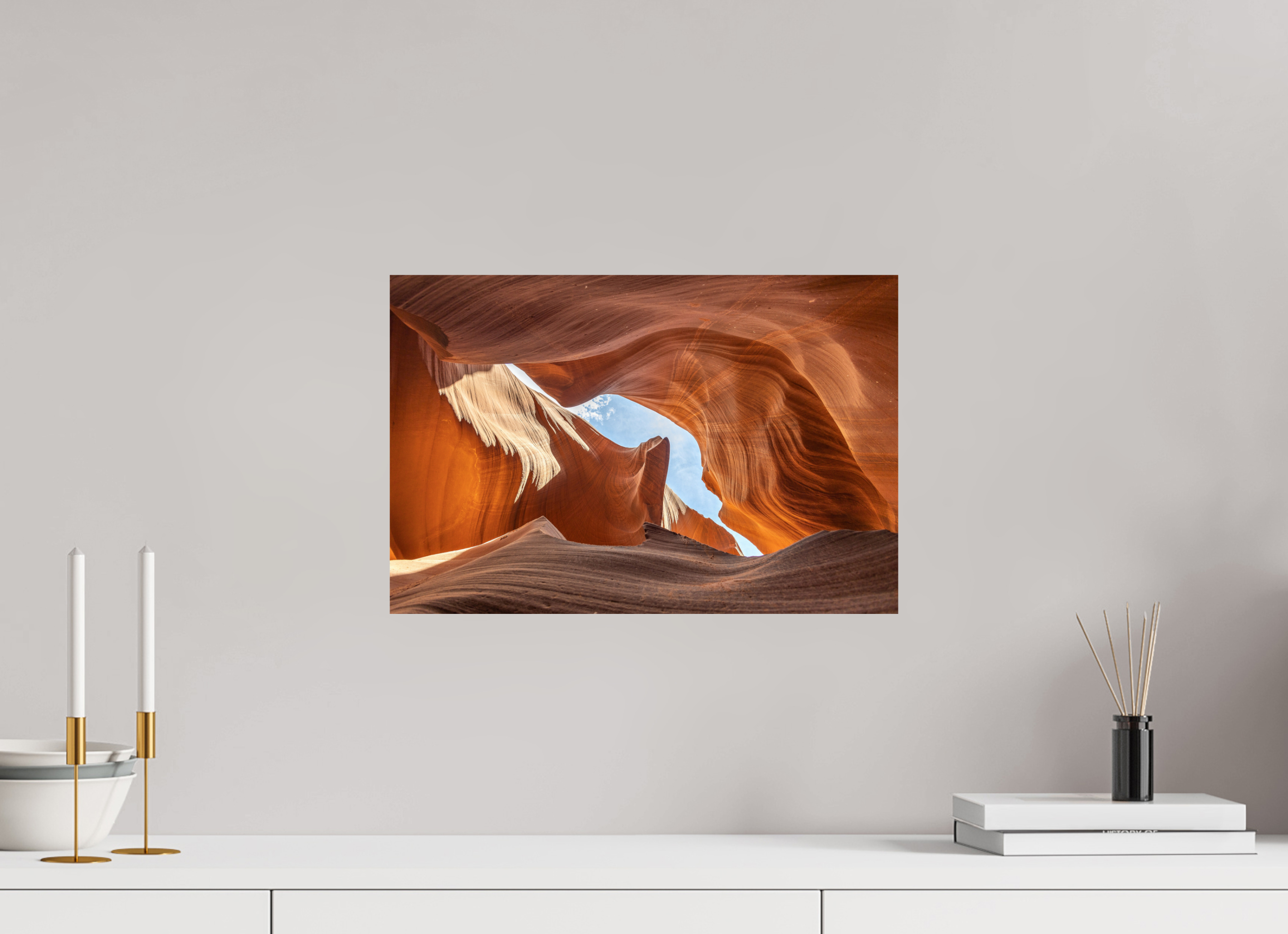 45 x 30 cm, Photo Print On Fuji Crystal DP II Antelope Canyon