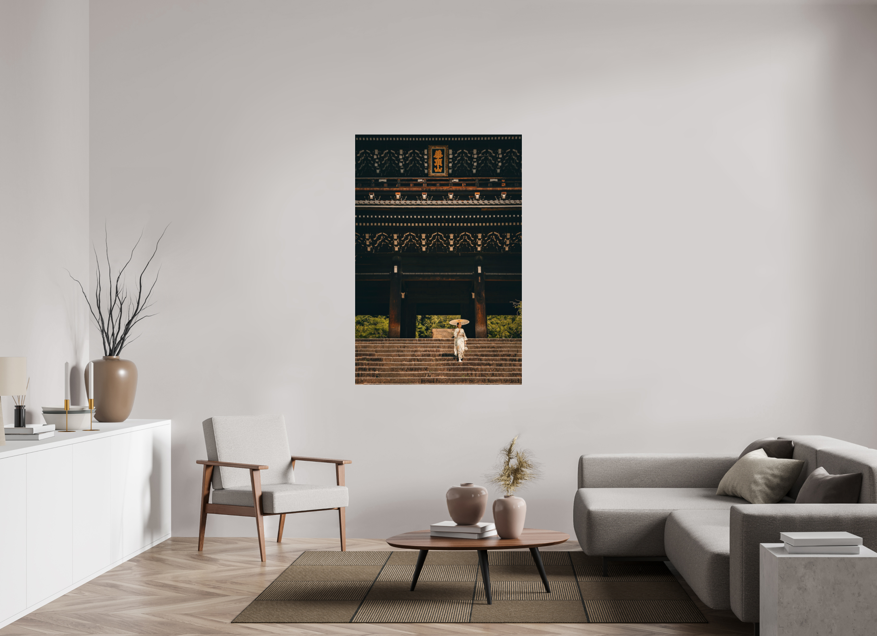 100 x 150 cm, Acrylic Glass Chion-in Temple