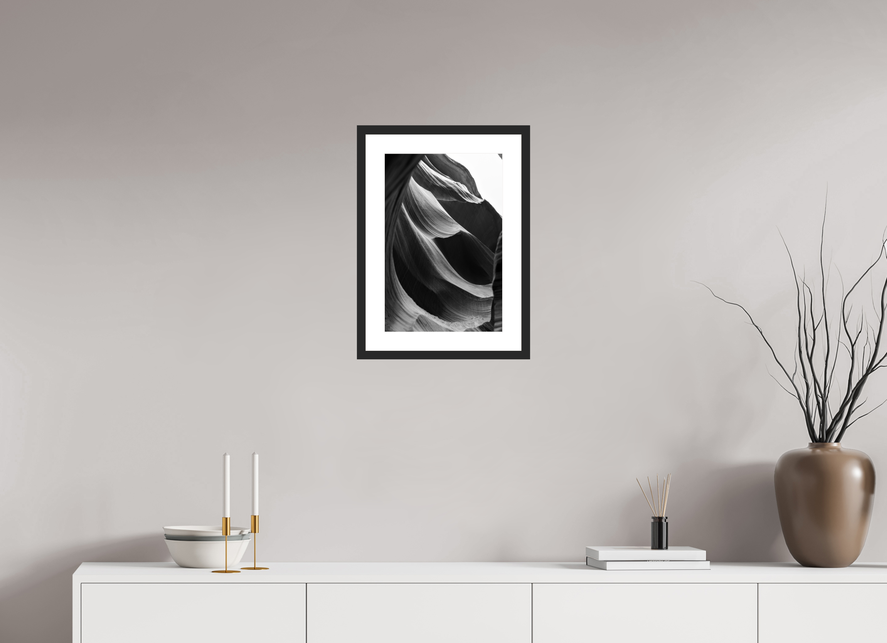 30 x 45 cm, Cadre avec passe partout Navaro