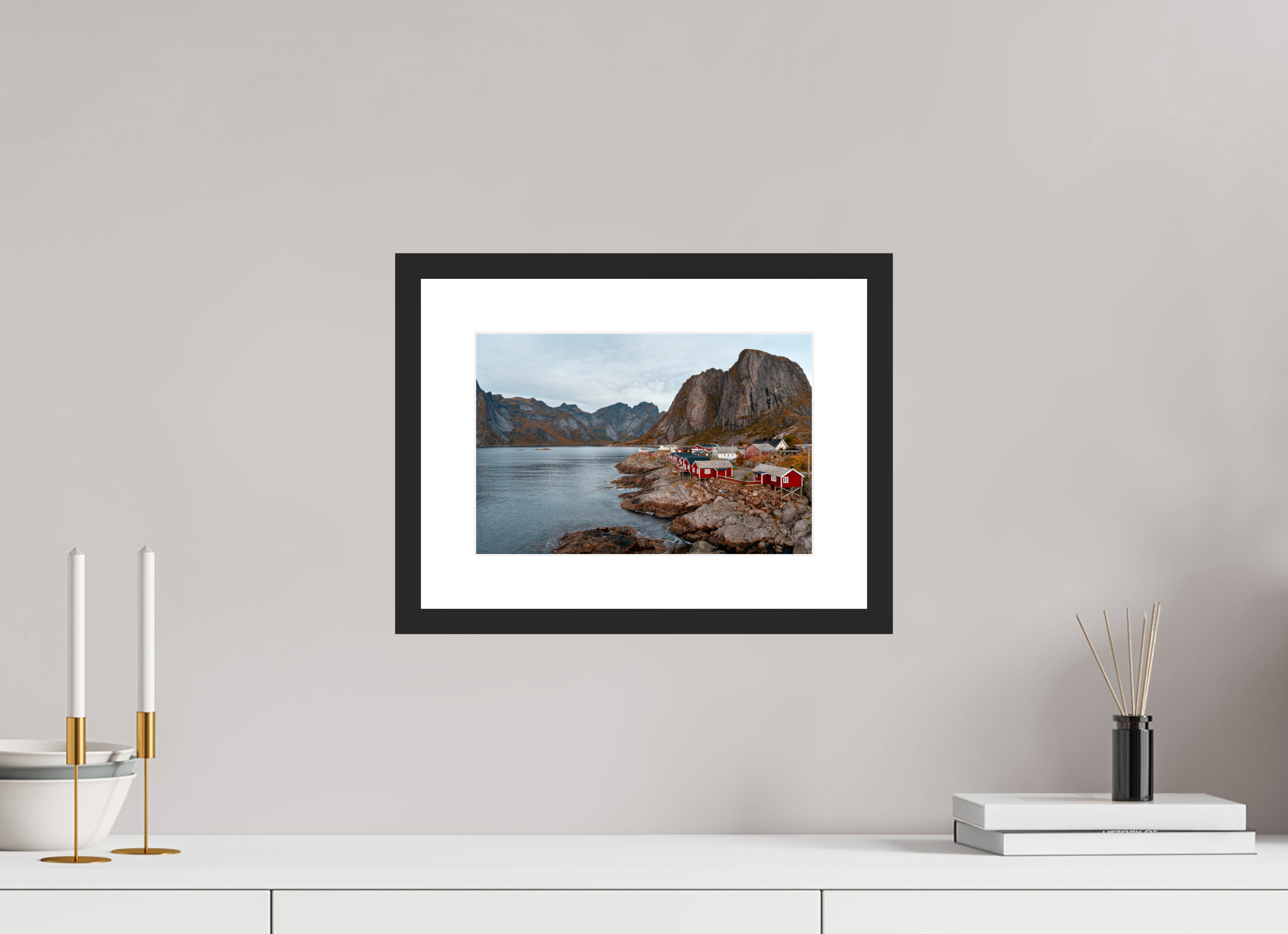 30 x 20 cm, Cadre avec passe partout Reine