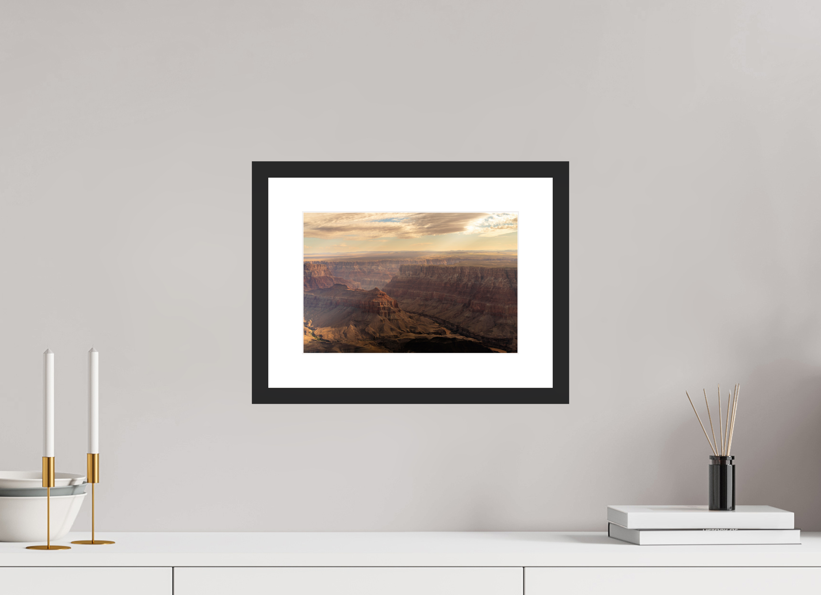 30 x 20 cm, Cadre avec passe partout Grand Canyon