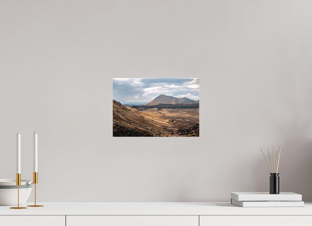 30 x 20 cm, Cadre simple Matte on Stretcher Frame Fire Land