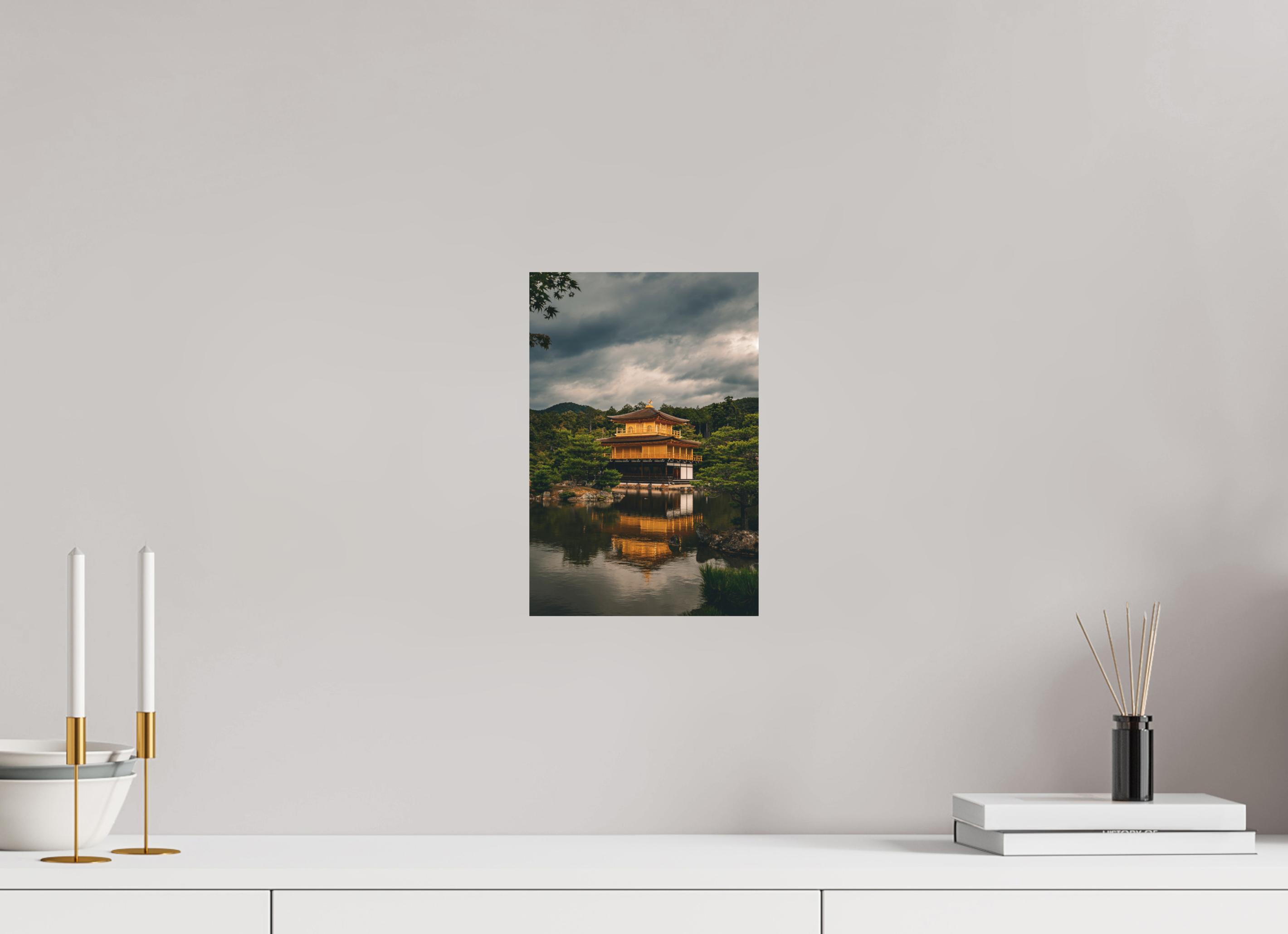 20 x 30 cm, Aluminium Kinkaku-ji