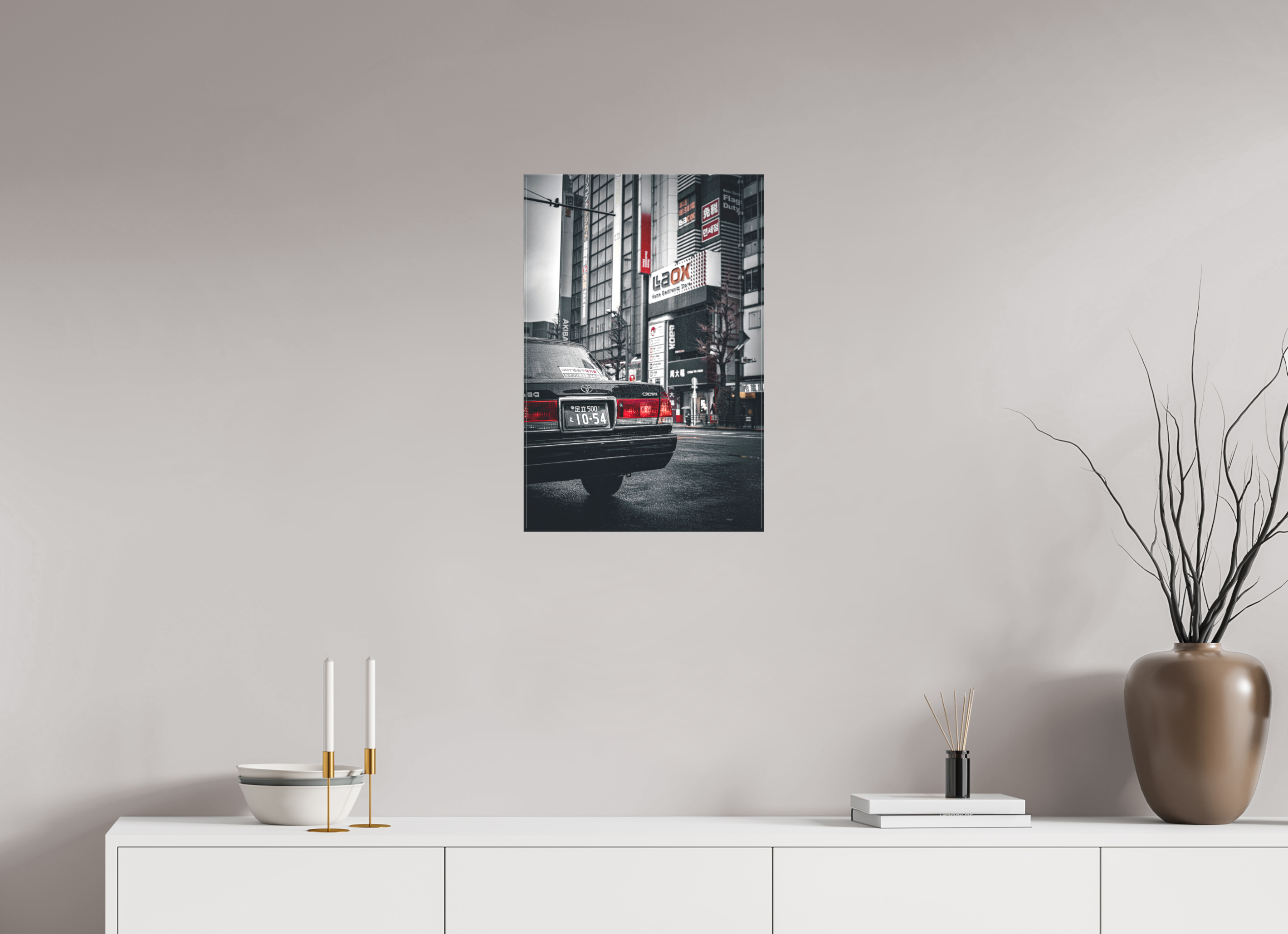 40 x 60 cm, Cadre simple Matte on Stretcher Frame Akihabara