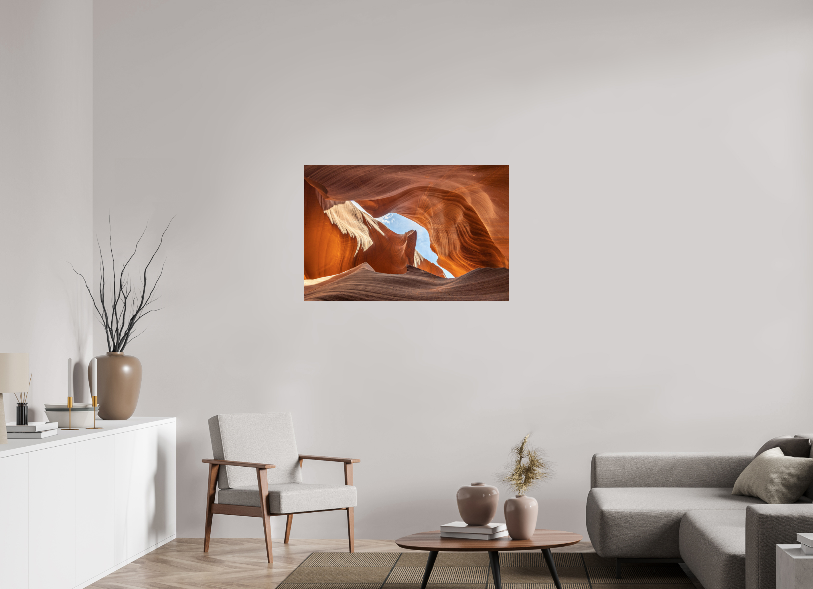 105 x 70 cm, Acrylic Glass Antelope Canyon
