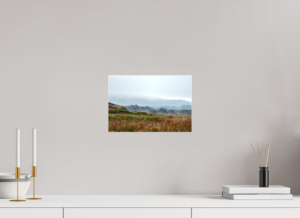 30 x 20 cm, Cadre simple Matte on Stretcher Frame Illugastadir