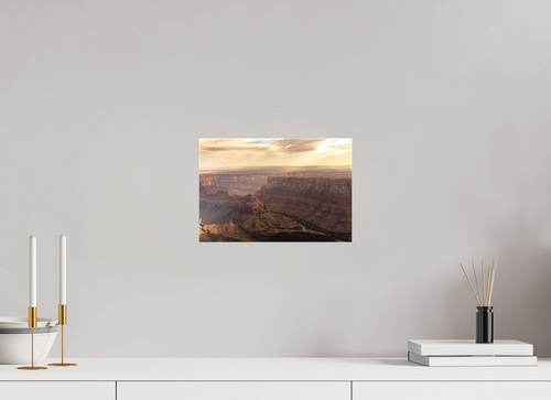 30 x 20 cm, Cadre simple Matte on Stretcher Frame Grand Canyon