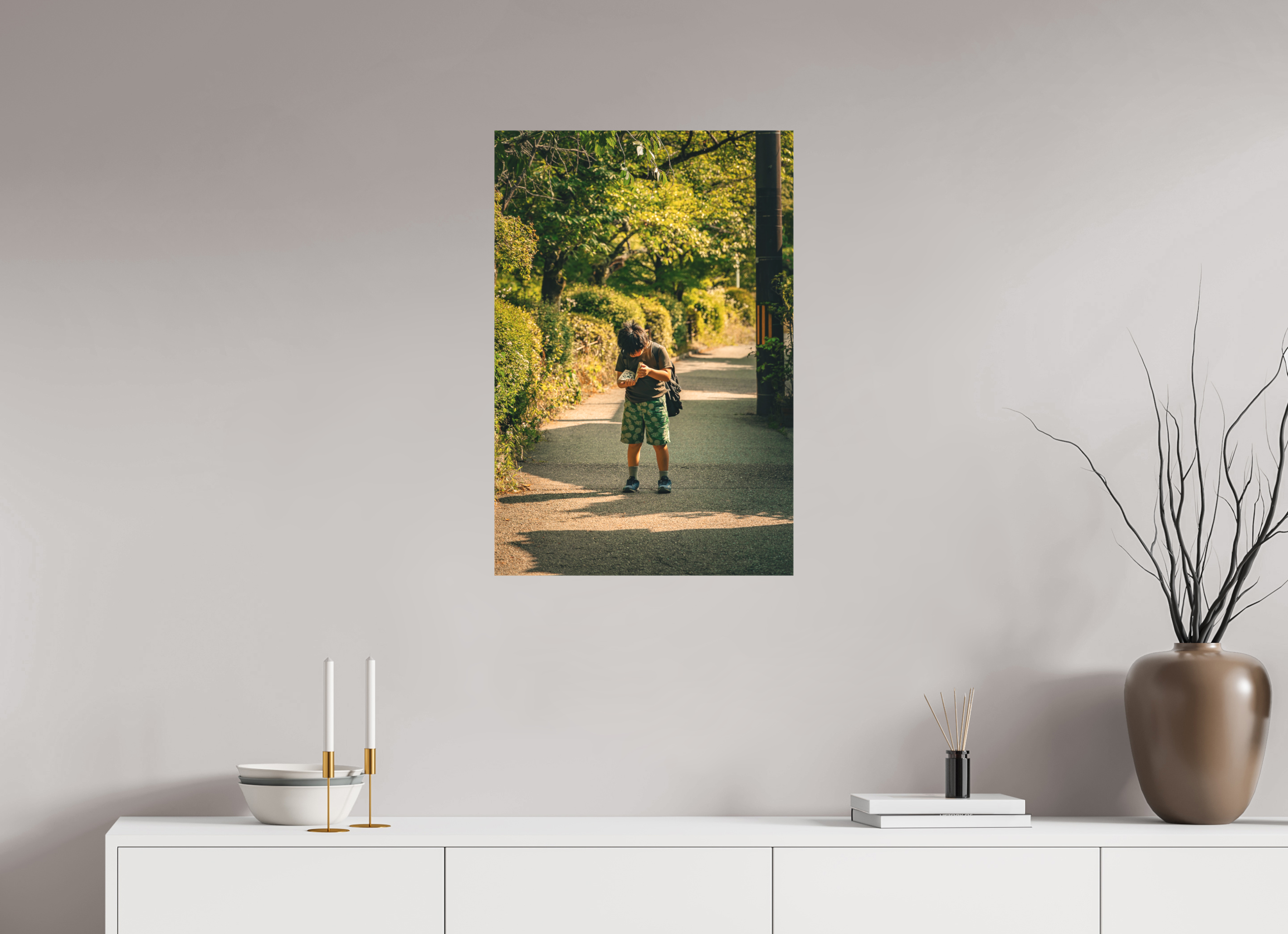 50 x 75 cm, Cadre simple Matte on Stretcher Frame Tetsugaku No Michi