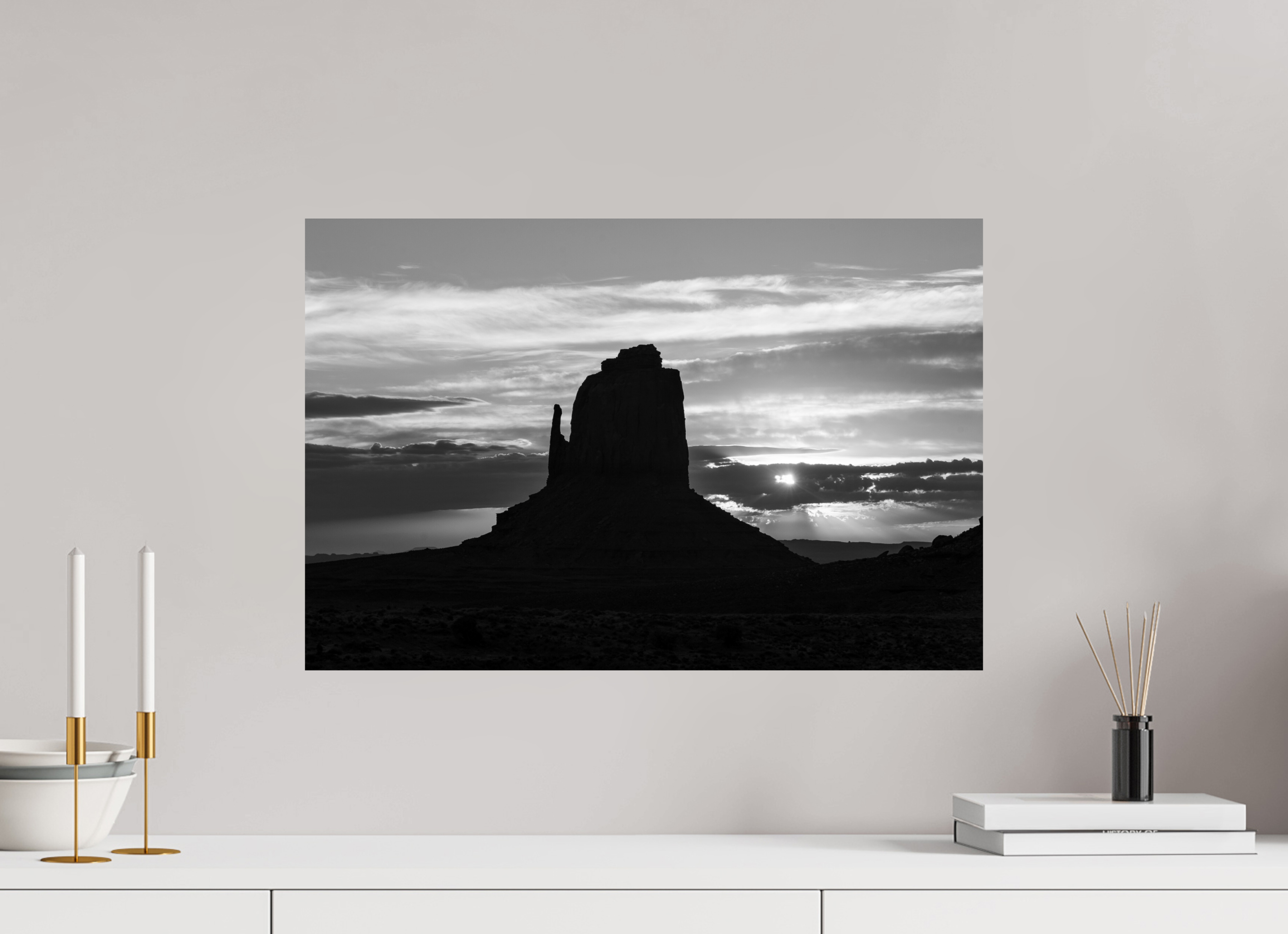 60 x 40 cm, Photo Print On Fuji Crystal DP II East Mitten Butte