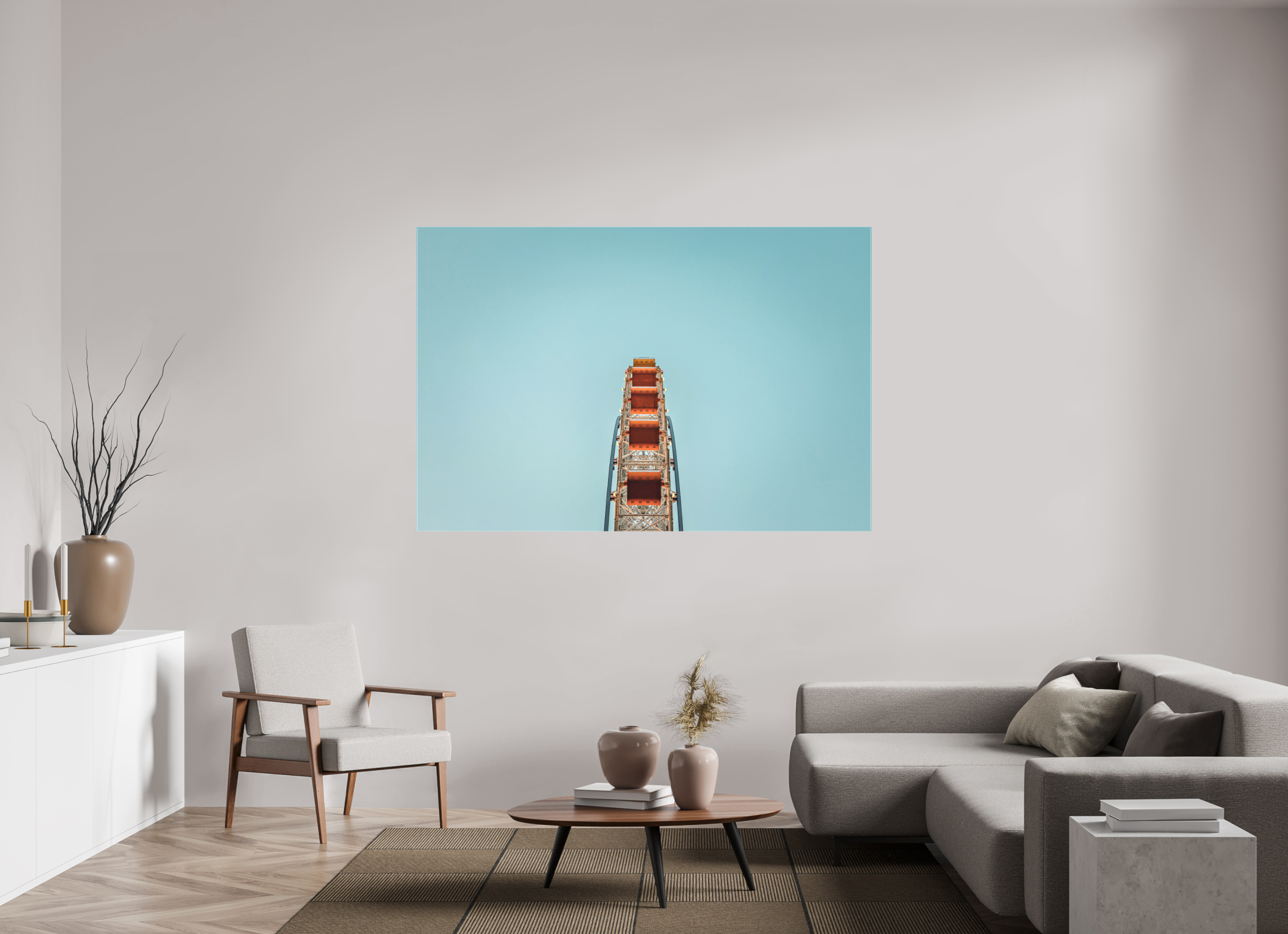 180 x 120 cm, Cadre simple Matte on Stretcher Frame Tempozan