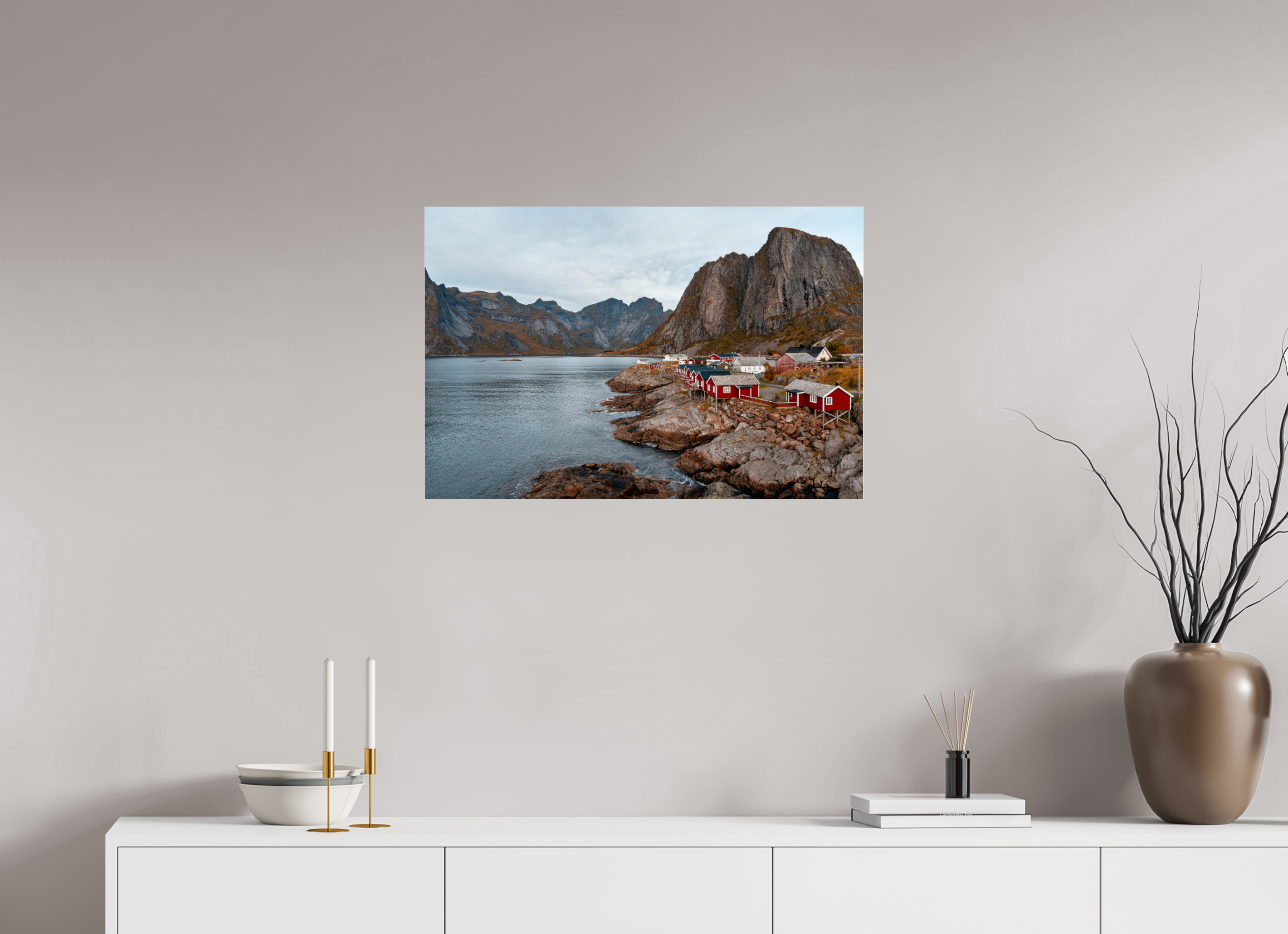 75 x 50 cm, Photo Print Under Acrylic Glass Reine