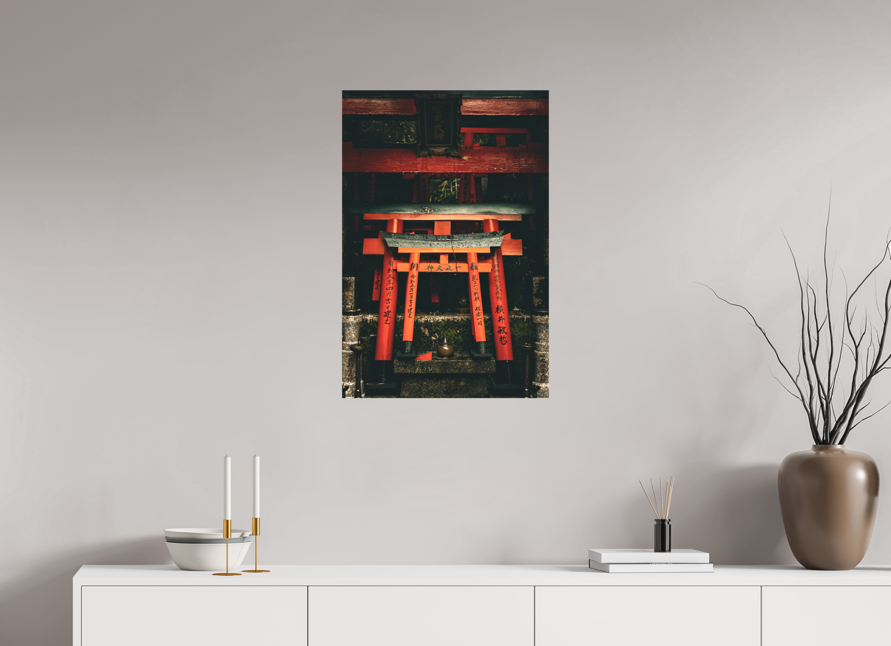 50 x 75 cm, Cadre simple Matte on Stretcher Frame Kobogataki