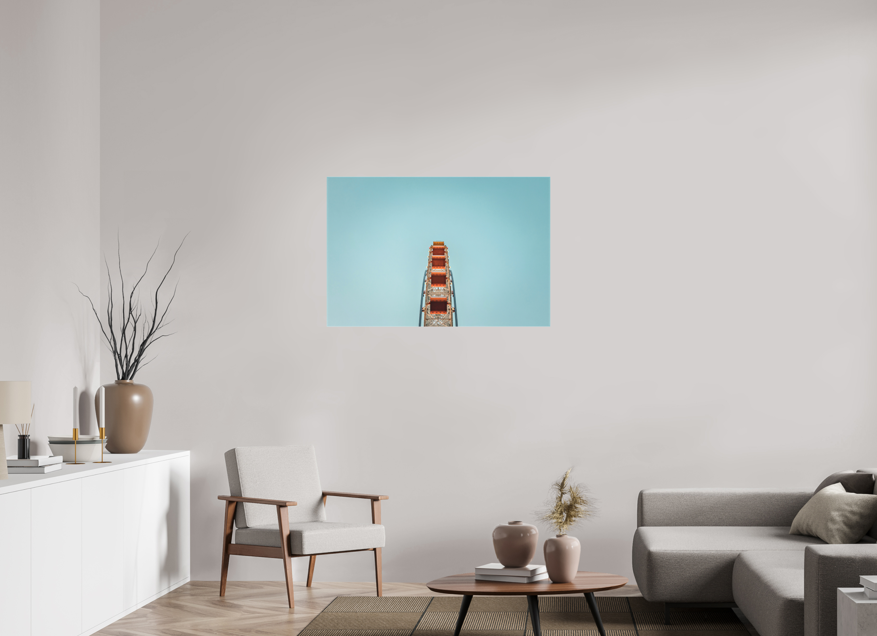 105 x 70 cm, Cadre simple Matte on Stretcher Frame Tempozan