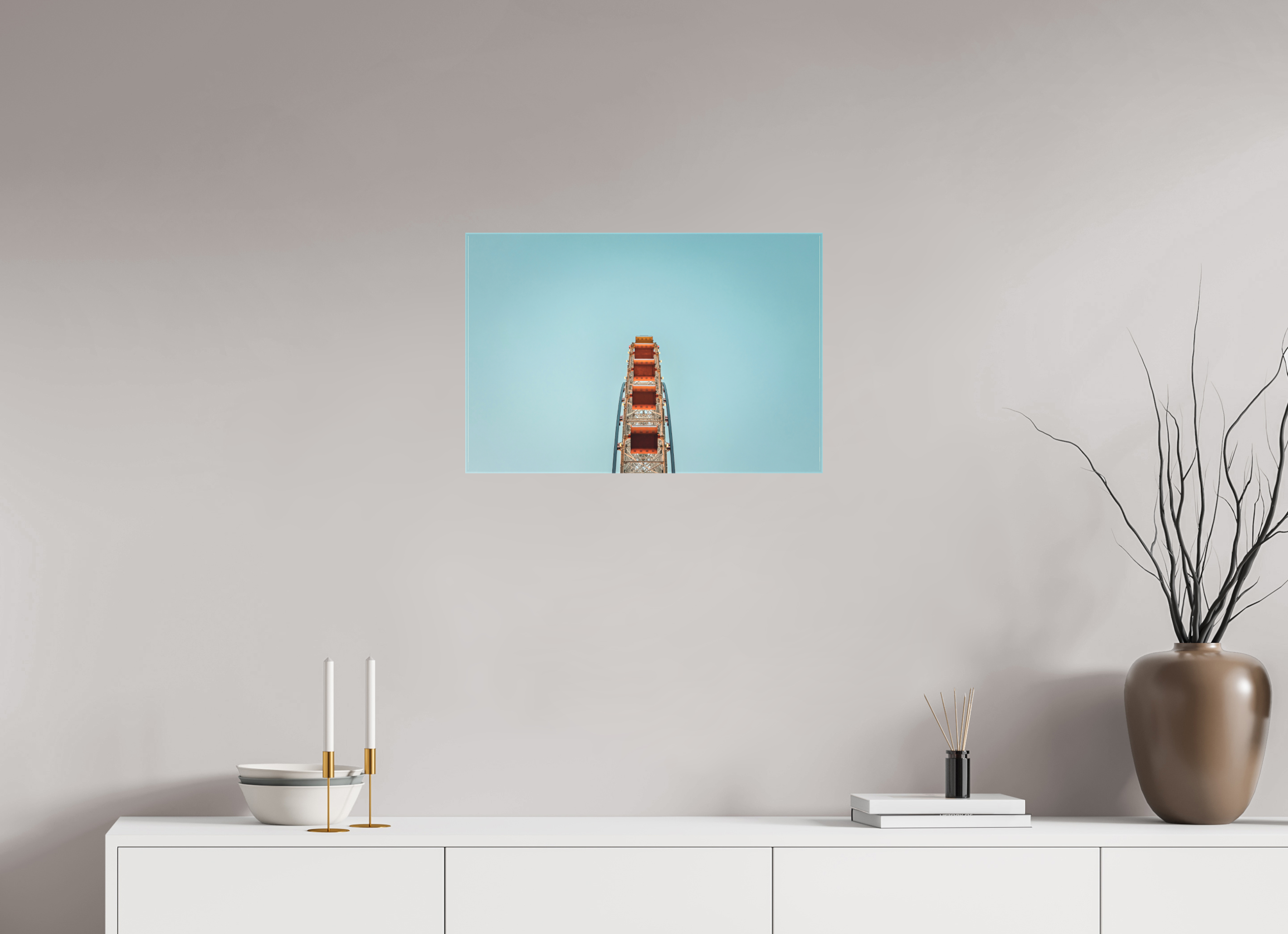 60 x 40 cm, Cadre simple Matte on Stretcher Frame Tempozan