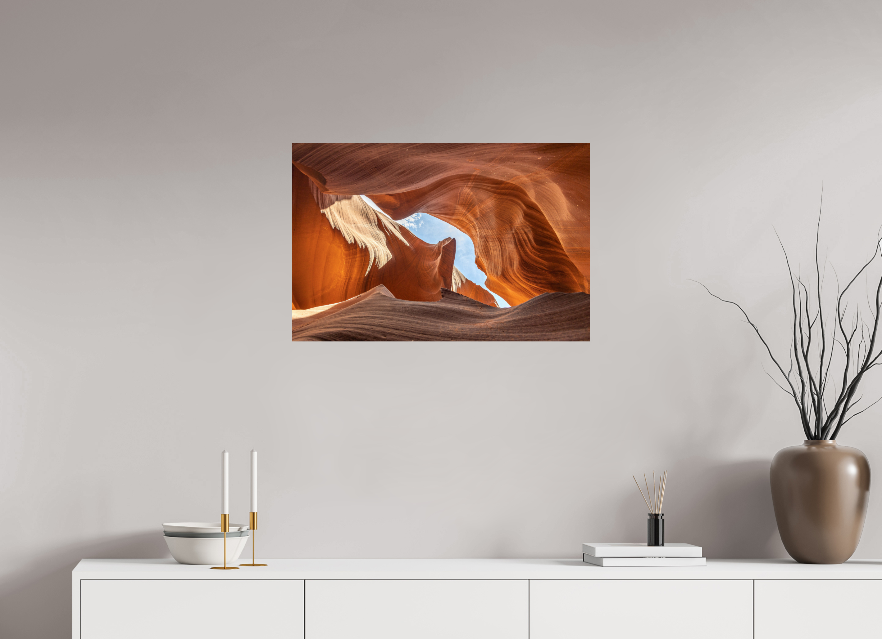 75 x 50 cm, Photo Print On Fuji Crystal DP II Antelope Canyon
