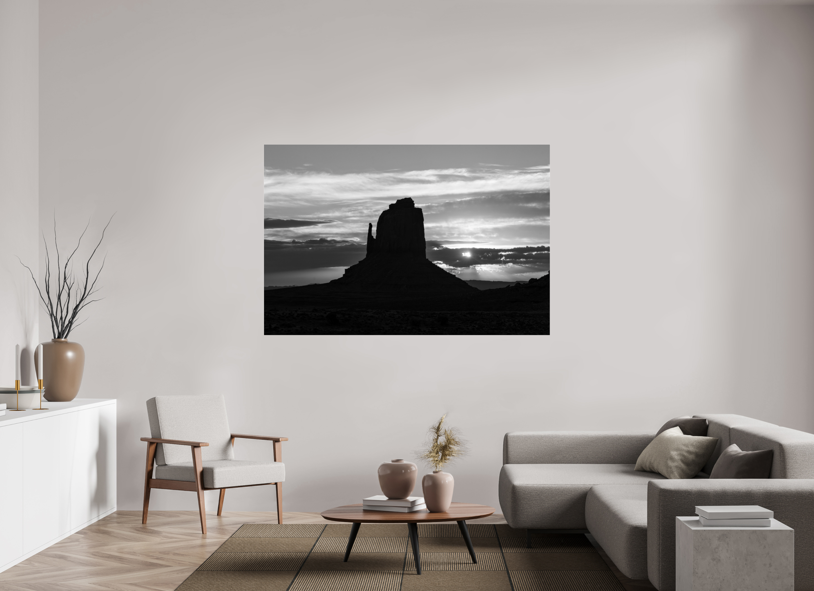 180 x 120 cm, Acrylic Glass East Mitten Butte