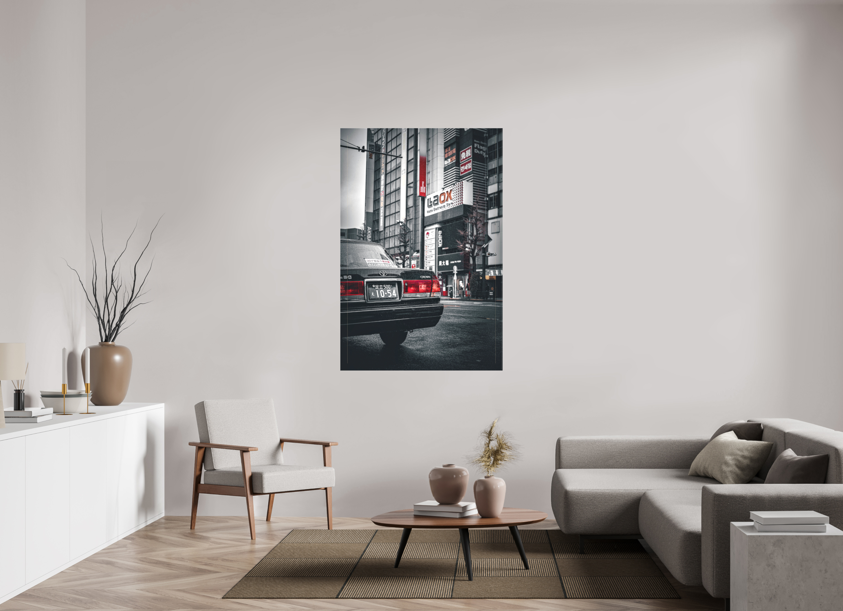 100 x 150 cm, Cadre simple Matte on Stretcher Frame Akihabara