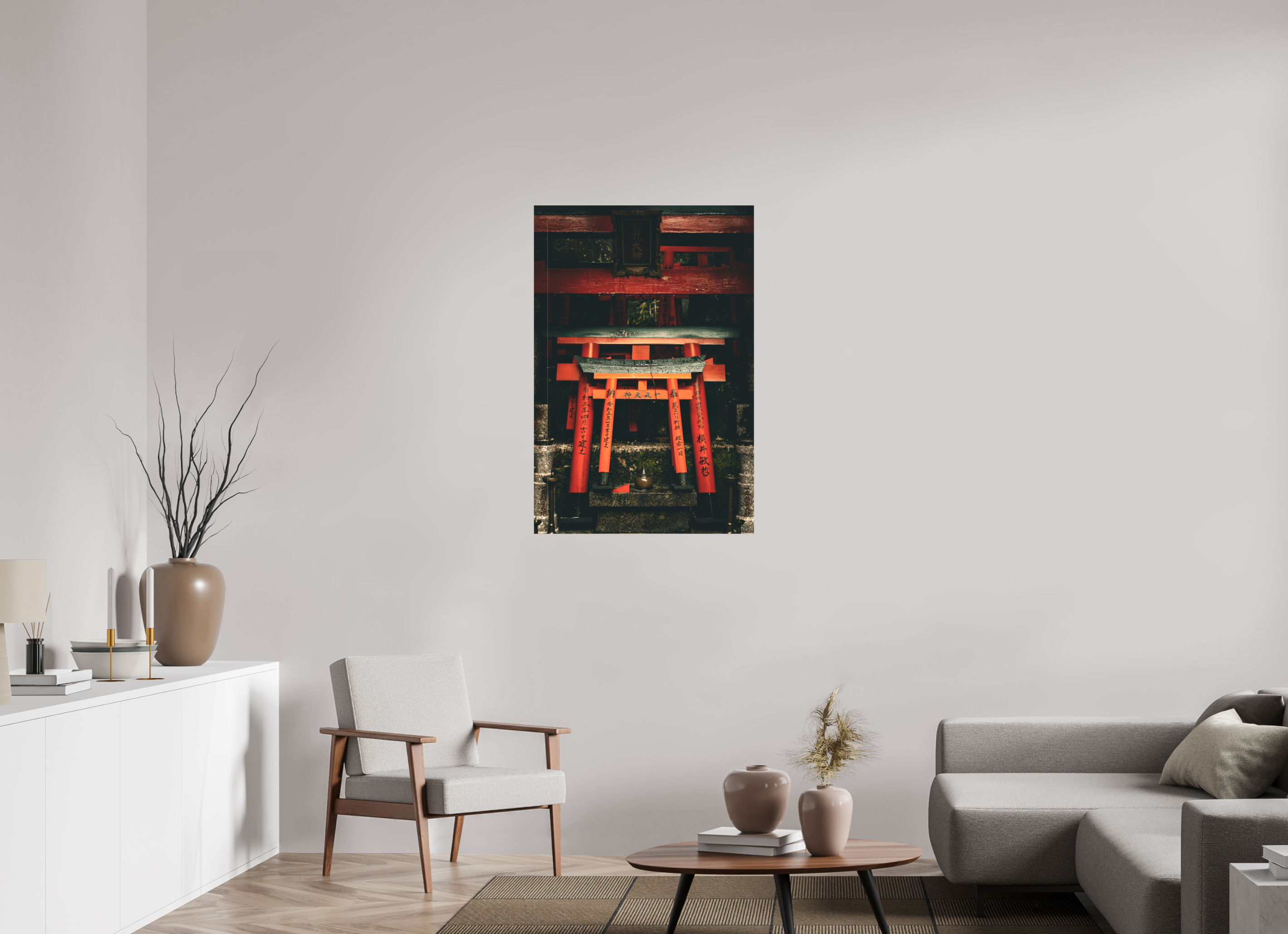 70 x 105 cm, Cadre simple Matte on Stretcher Frame Kobogataki