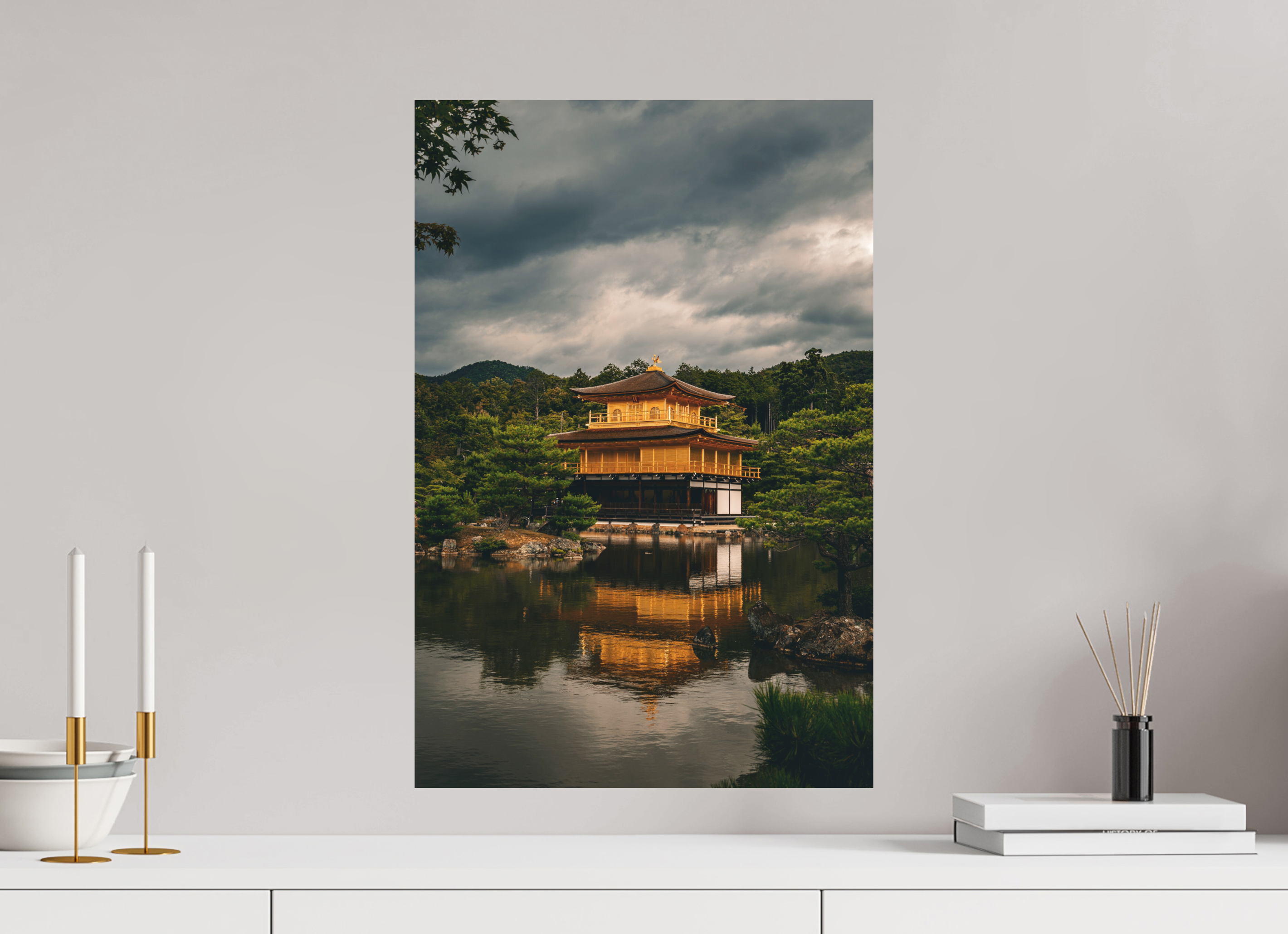 40 x 60 cm, Aluminium Kinkaku-ji